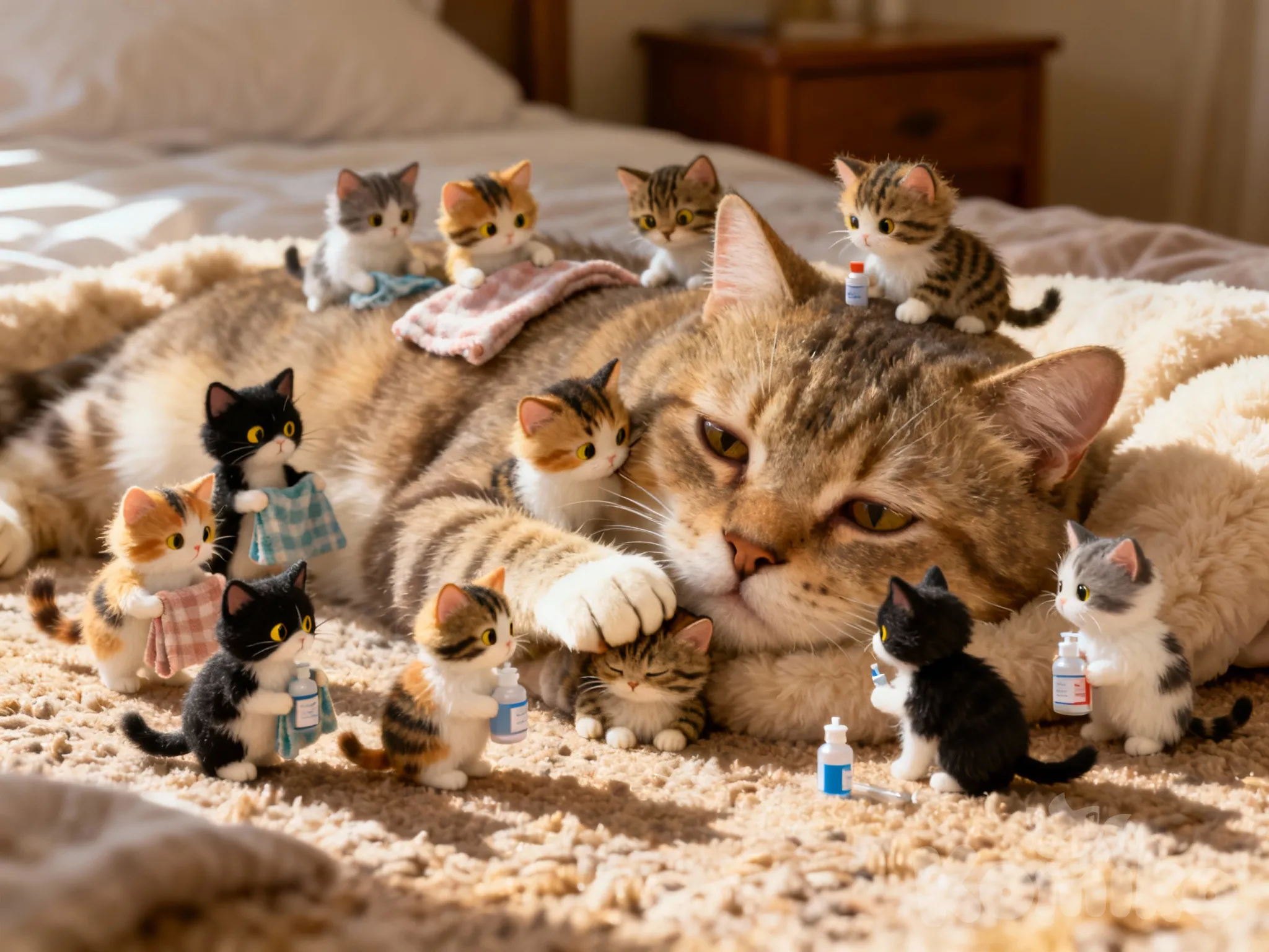 Sudden pivot to cats