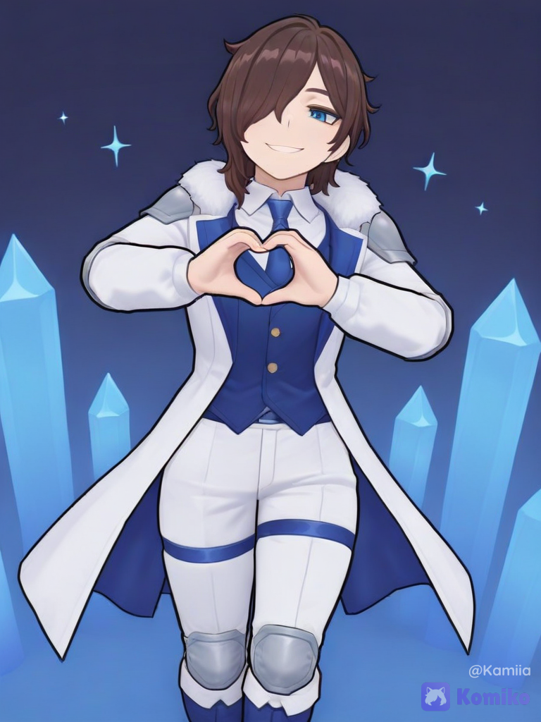 Crystal Heart Knight Smiles! 💙✨