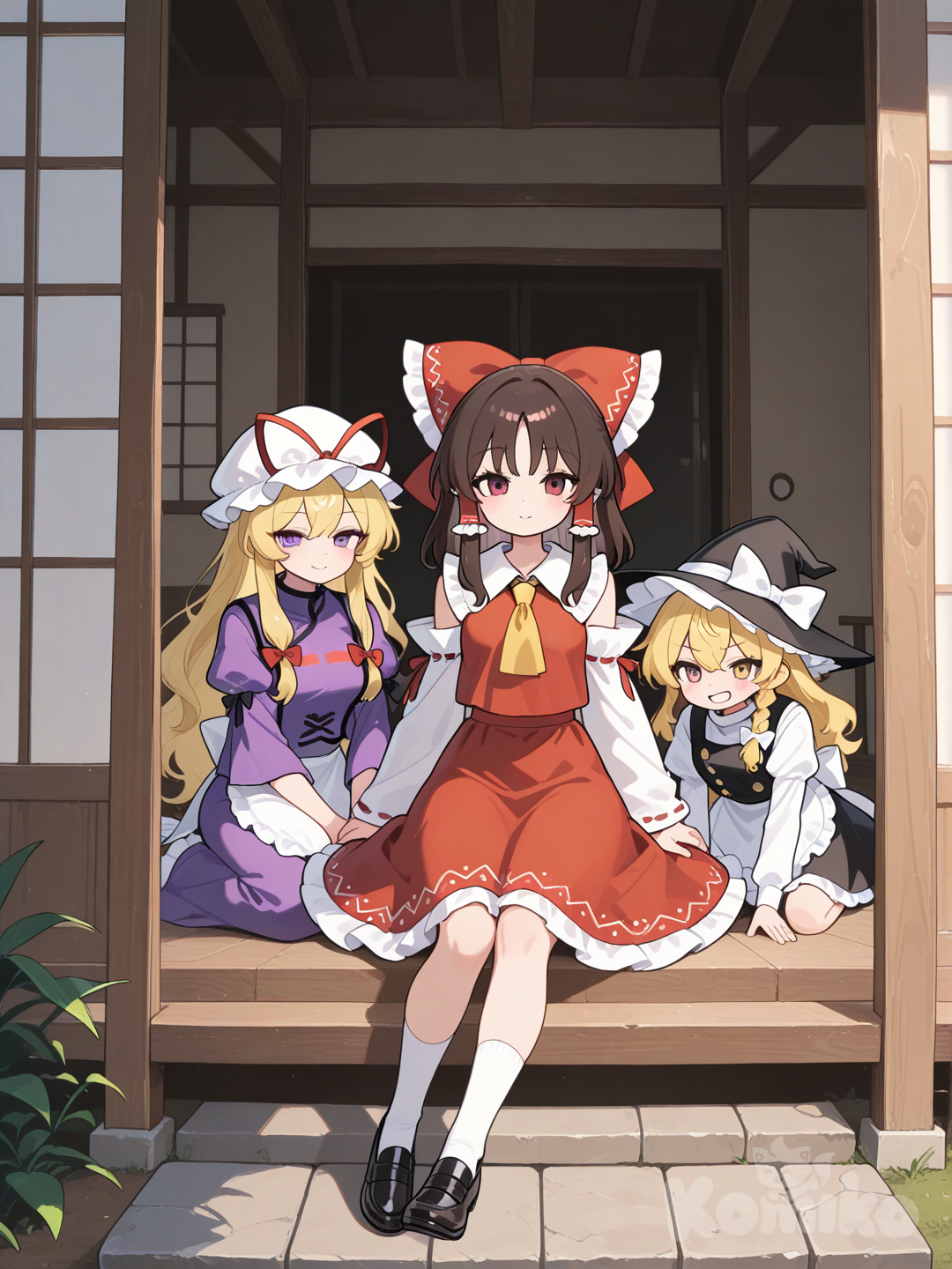 yukari yakumo, reimu et marisa