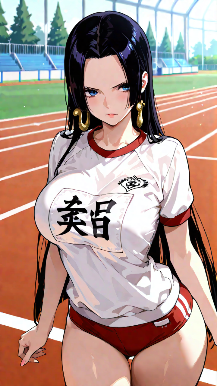 Boa Hancock, gym uniform