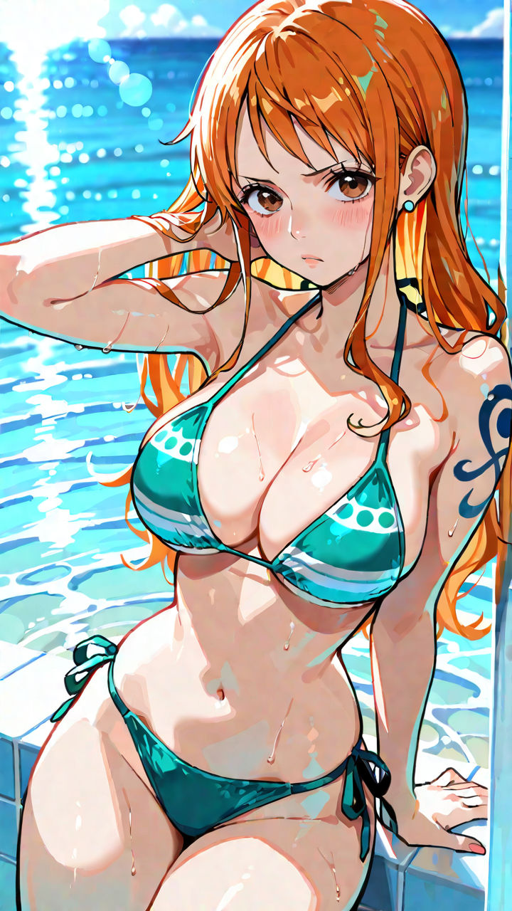 nami (one piece), swimsuit