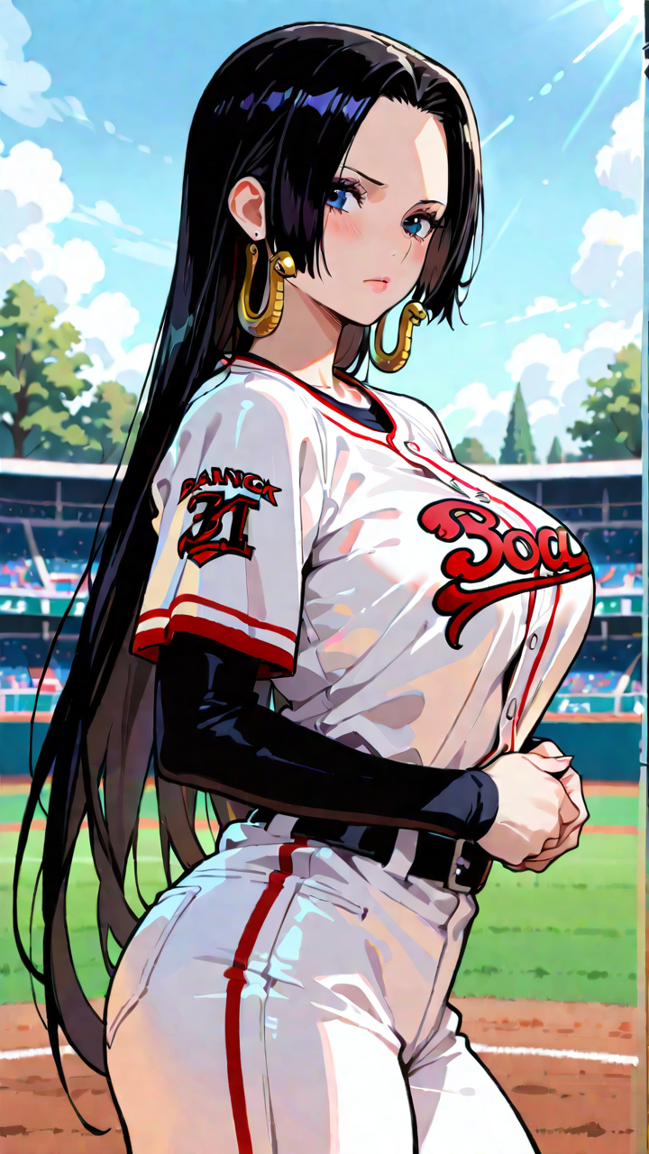 Boa Hancock, beiseball uniform