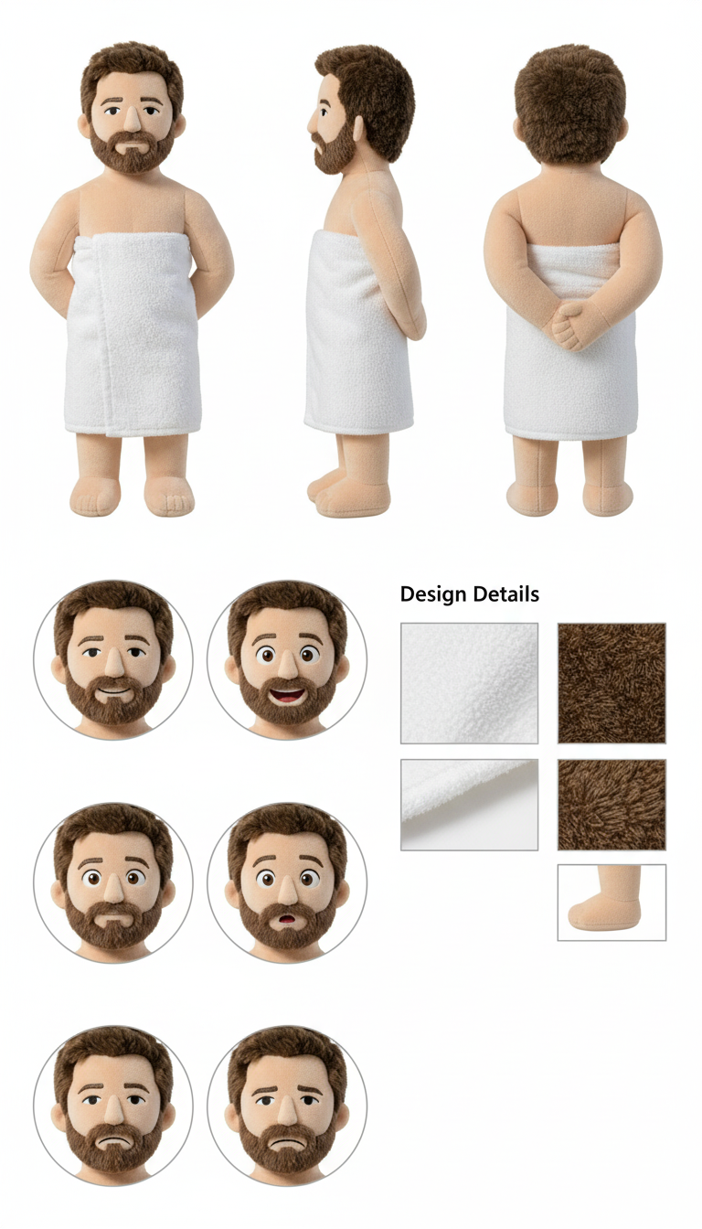 Julian Fletcher plush toy