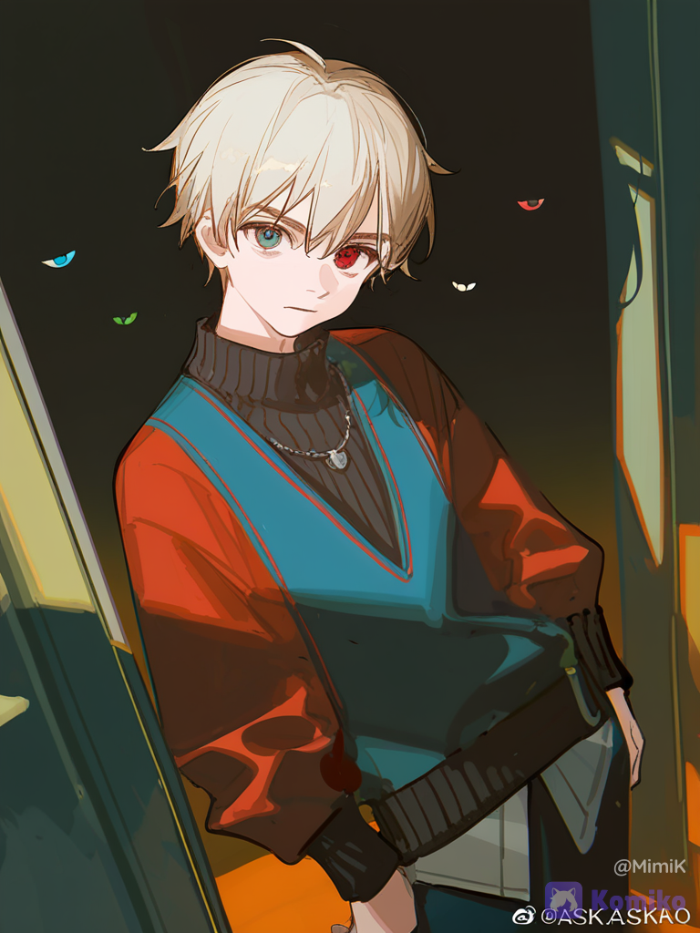 [dazzling-illustration-style], randomise, boy