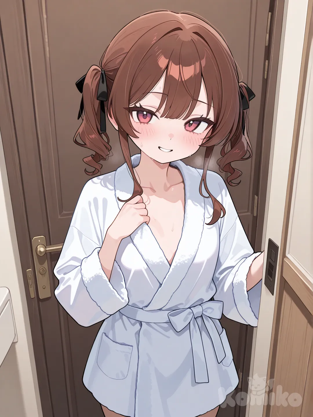 Madastra com roupão tesoura lésbica com uma loli gozando na tesoura lésbica esguichando com uma loli