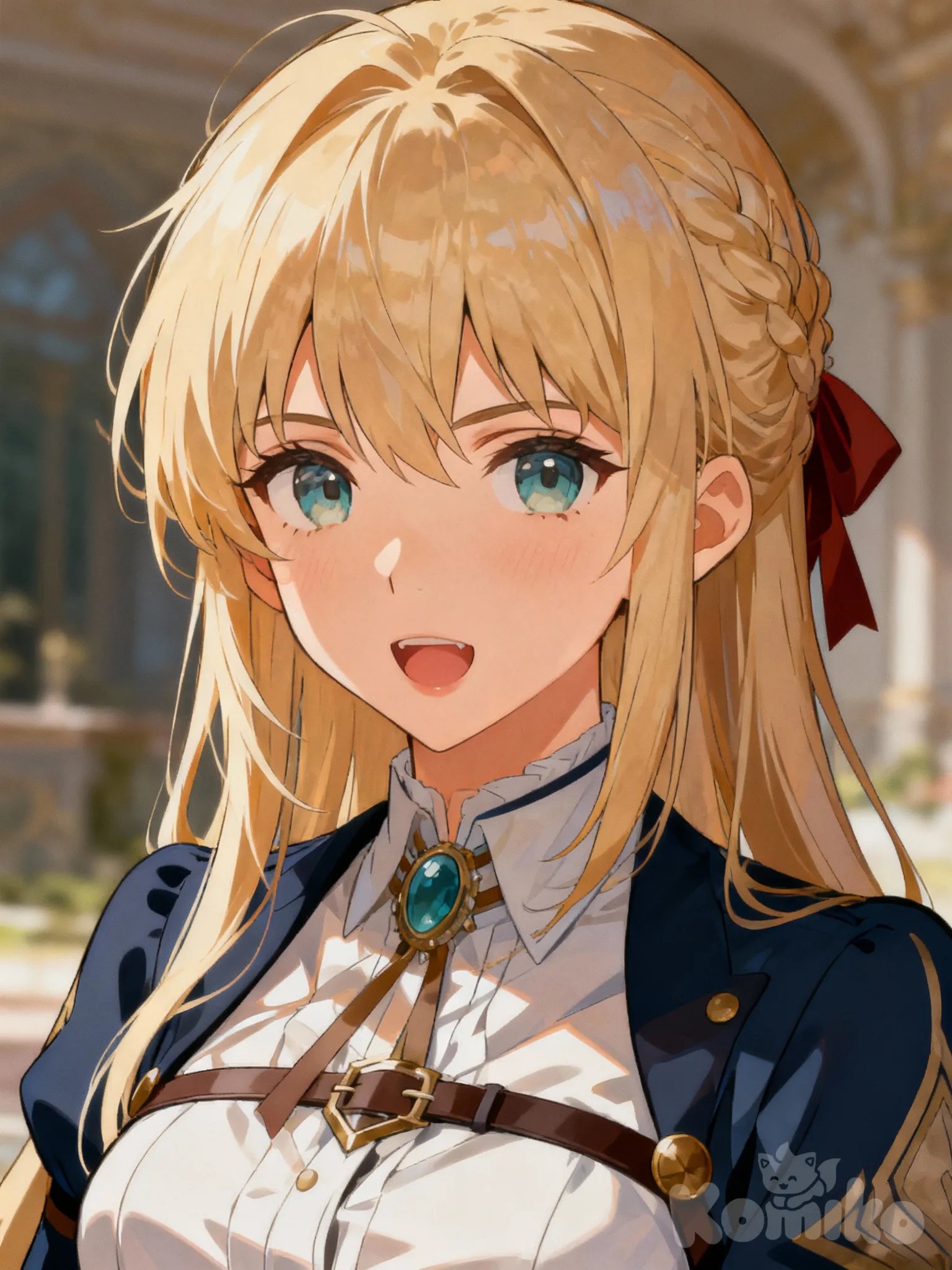 anime girl, beautiful face, @Alisa_Mikhailovna_Kujou