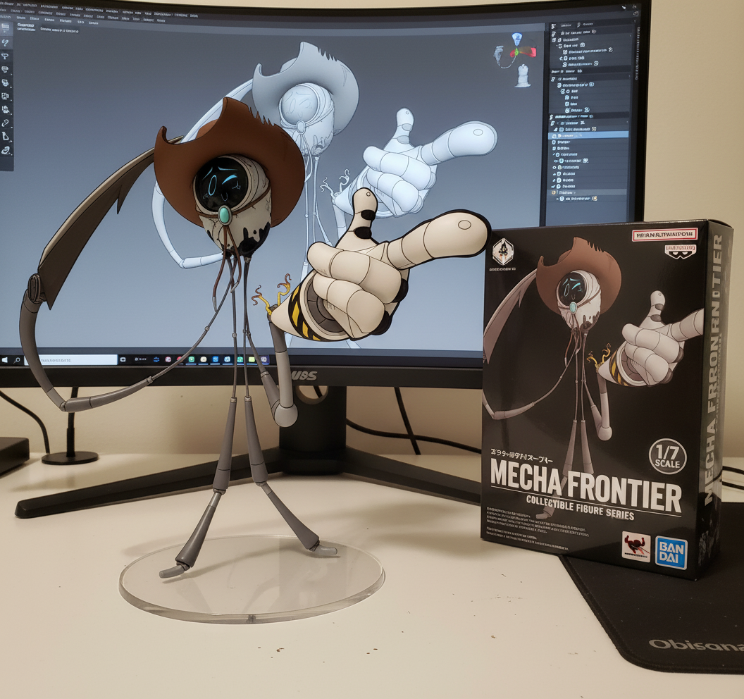 Beau from Murder Drones, but a figurine