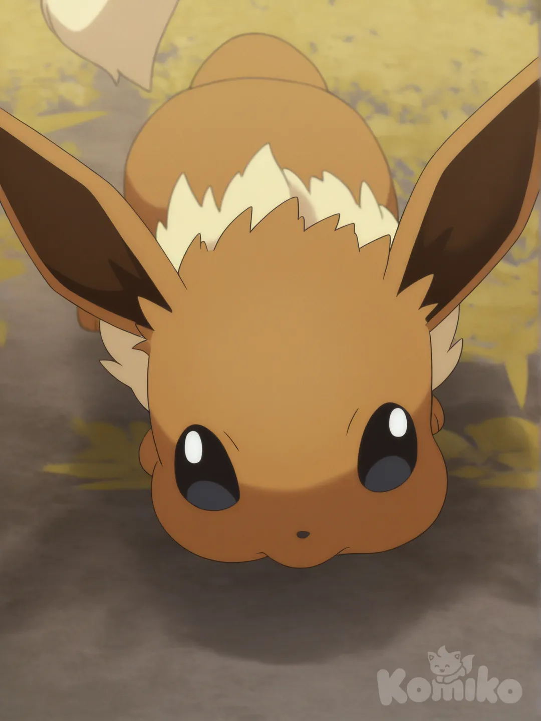 puffy cheeks, @Eevee, [flat-anime-style]