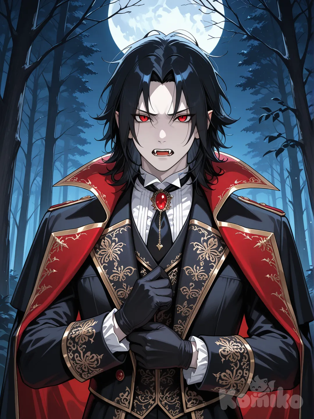 Sasuke Uchiha vampiro