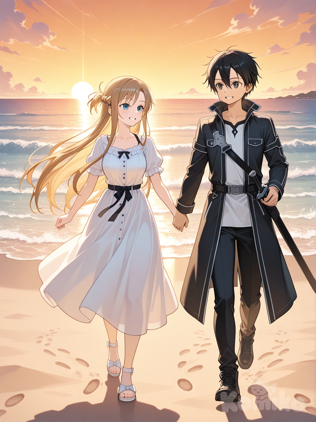 The perfekt sunset afternoon at aincrad ♡