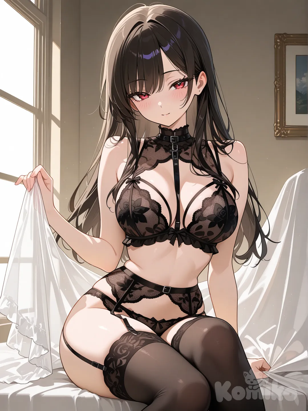 Девушка в трусах 