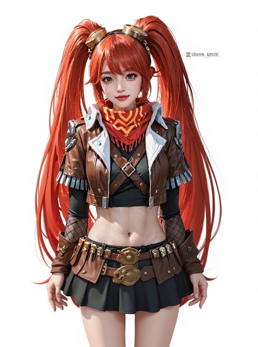 1girl, large_breasts, shy, blush, realistic, pencil_skirt, single character, full body, looking at viewer, simple background, white background