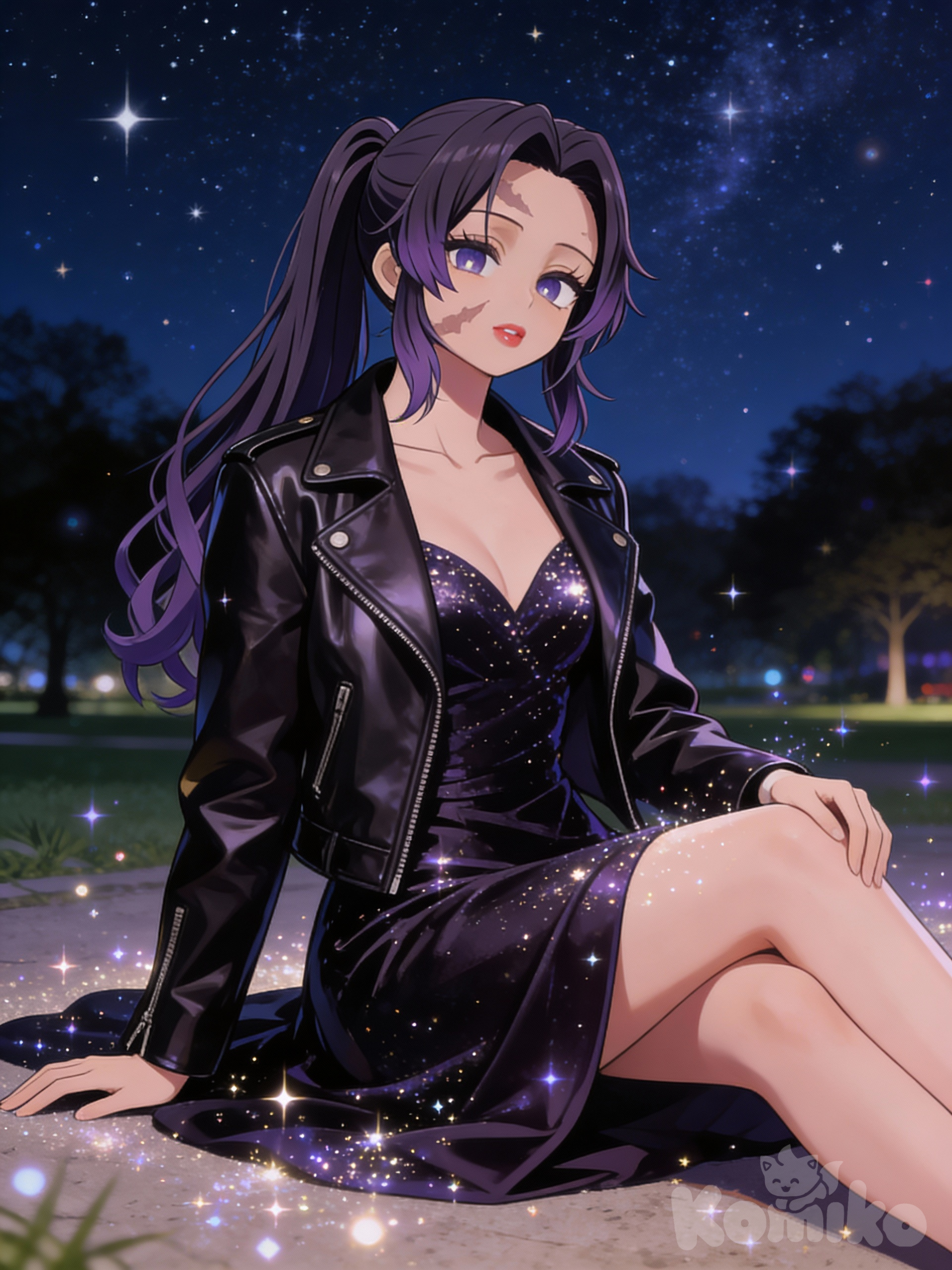 Calypso in a dif dress