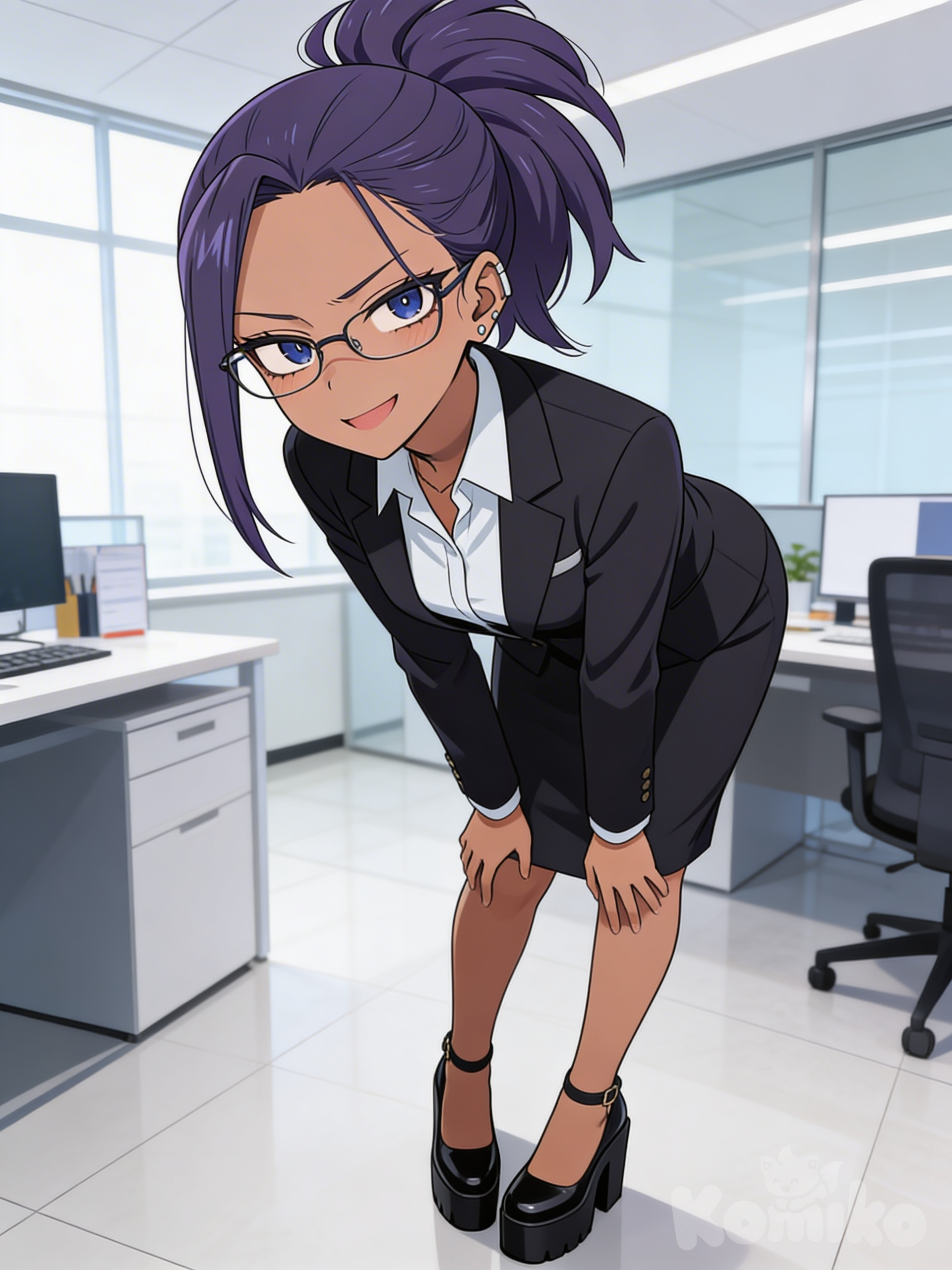 Calypso as a office lady