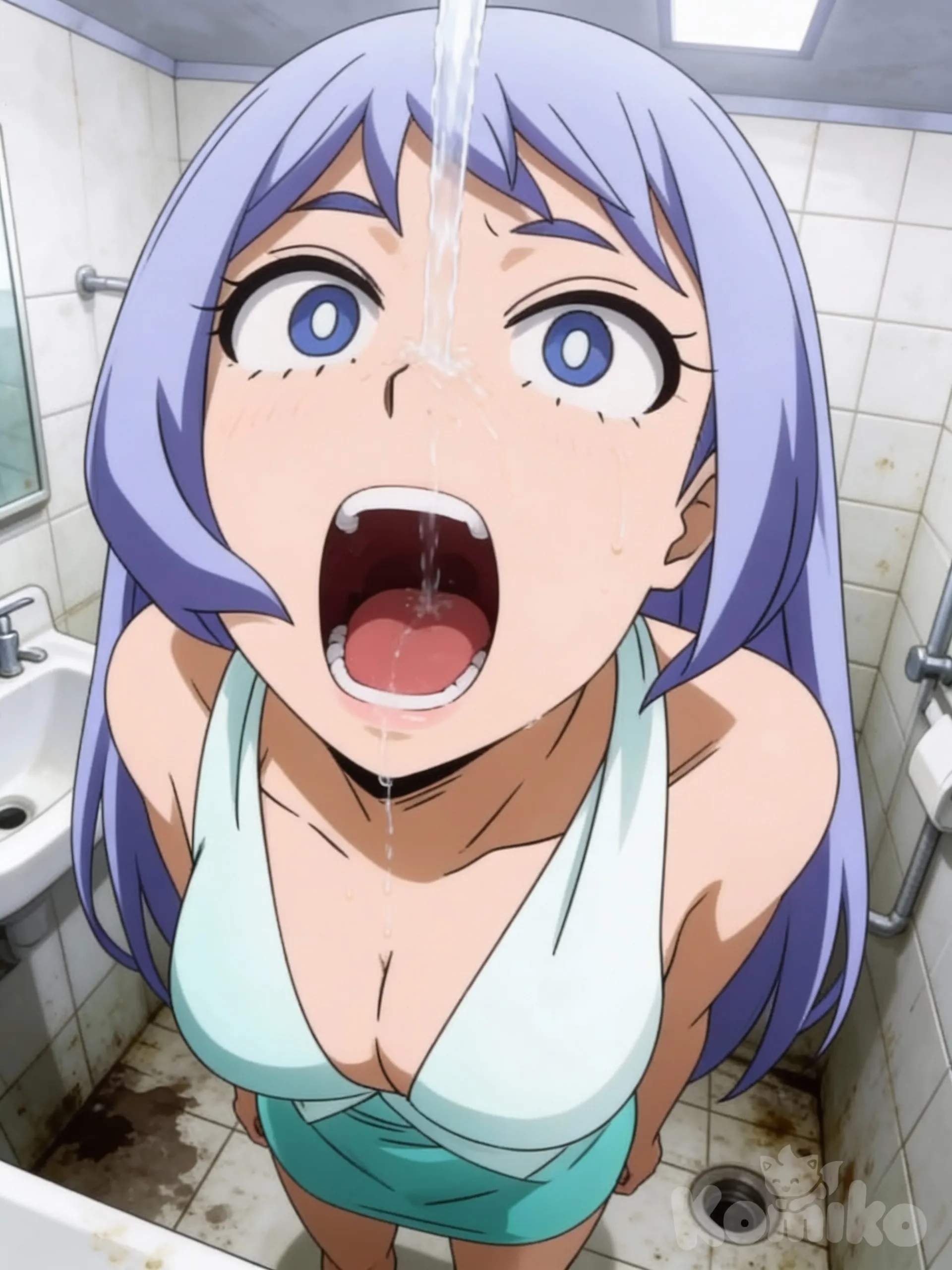 Nejire Being Some Random Guy's Urinal In Dirty Bathroom