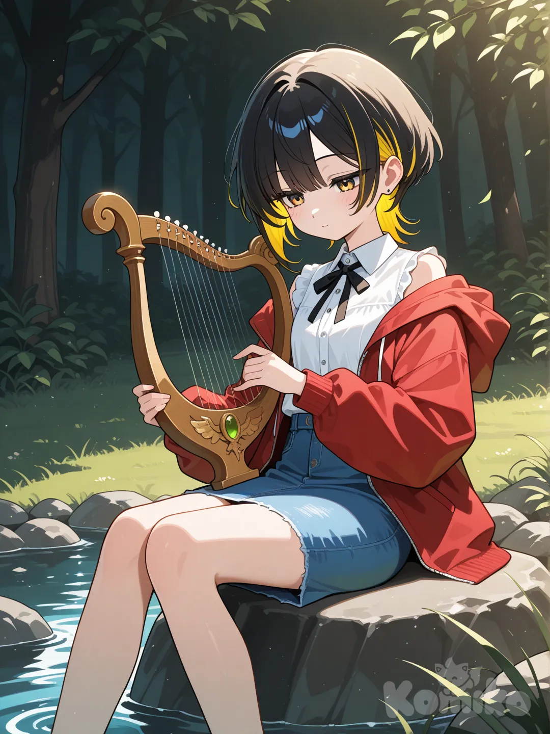 Música ao ar livre.