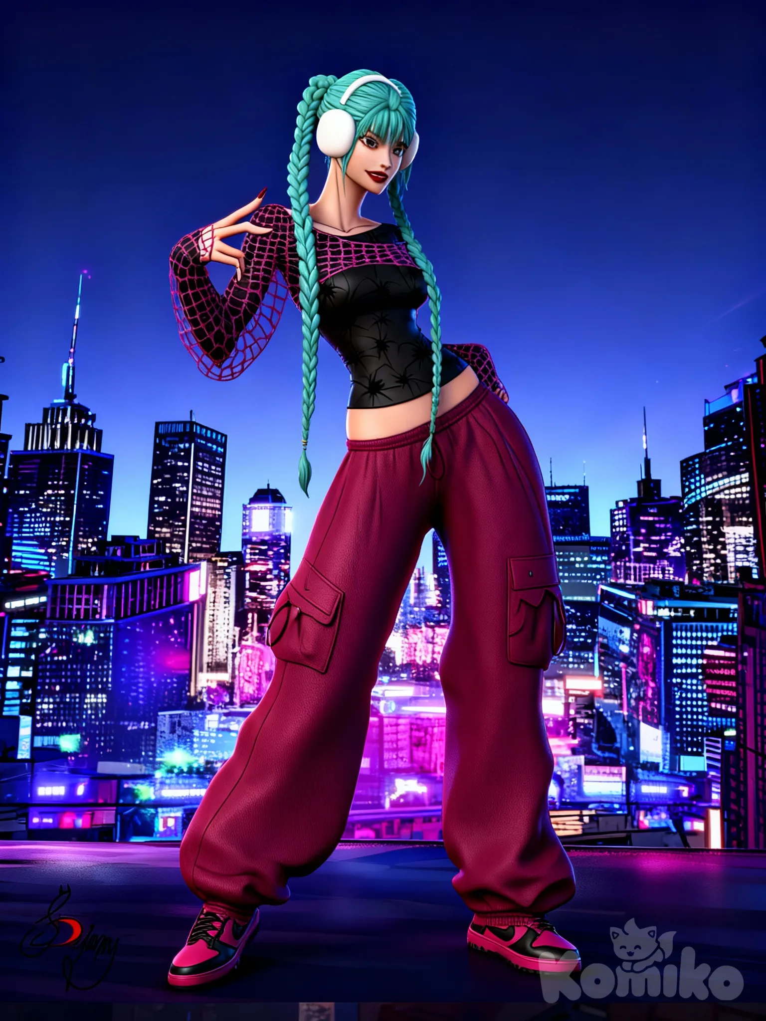 my-meiker-1766329792818687 , 3d, comic shading