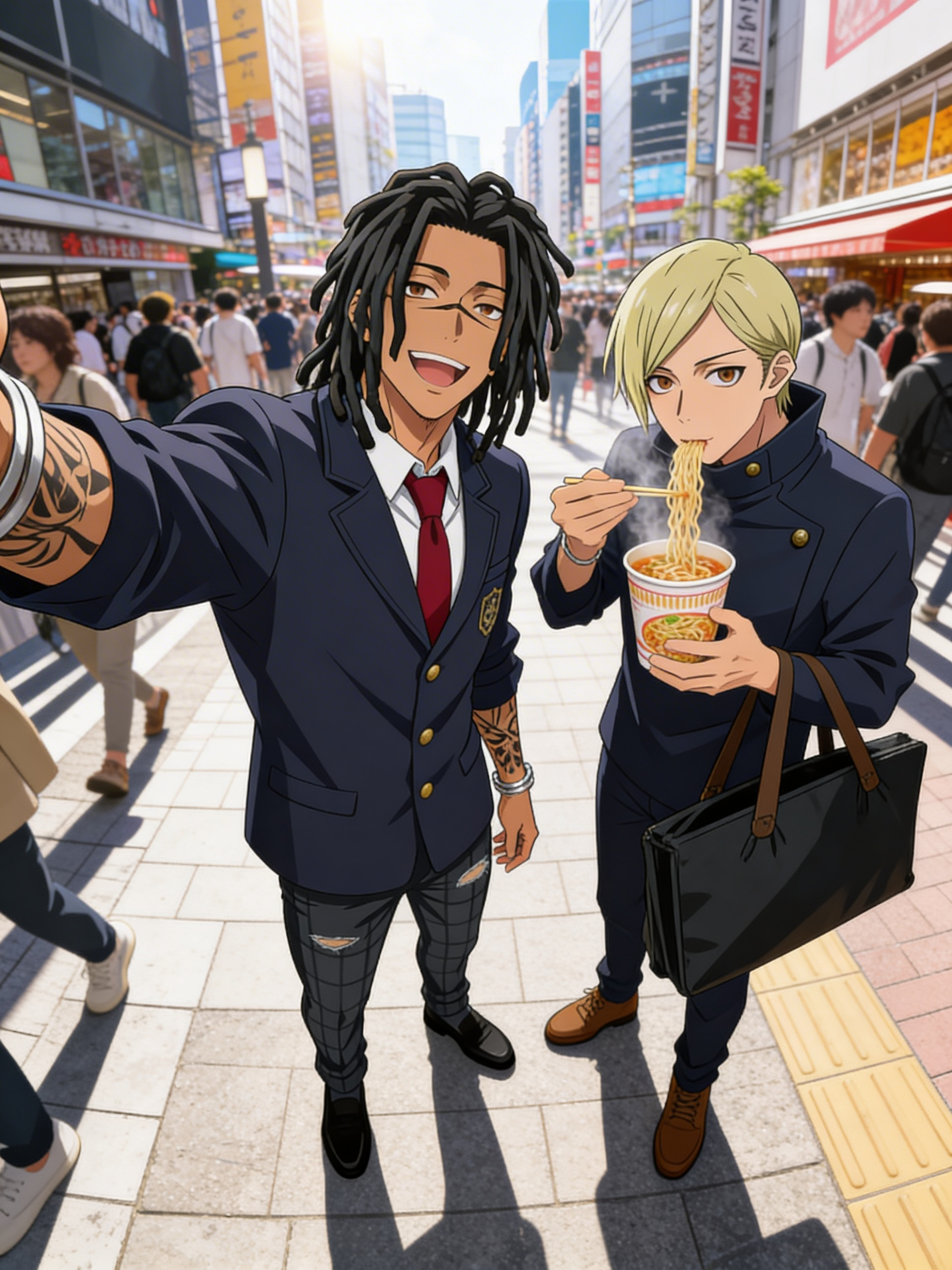 Genkai: Finally got the glasses off Nanami 😁