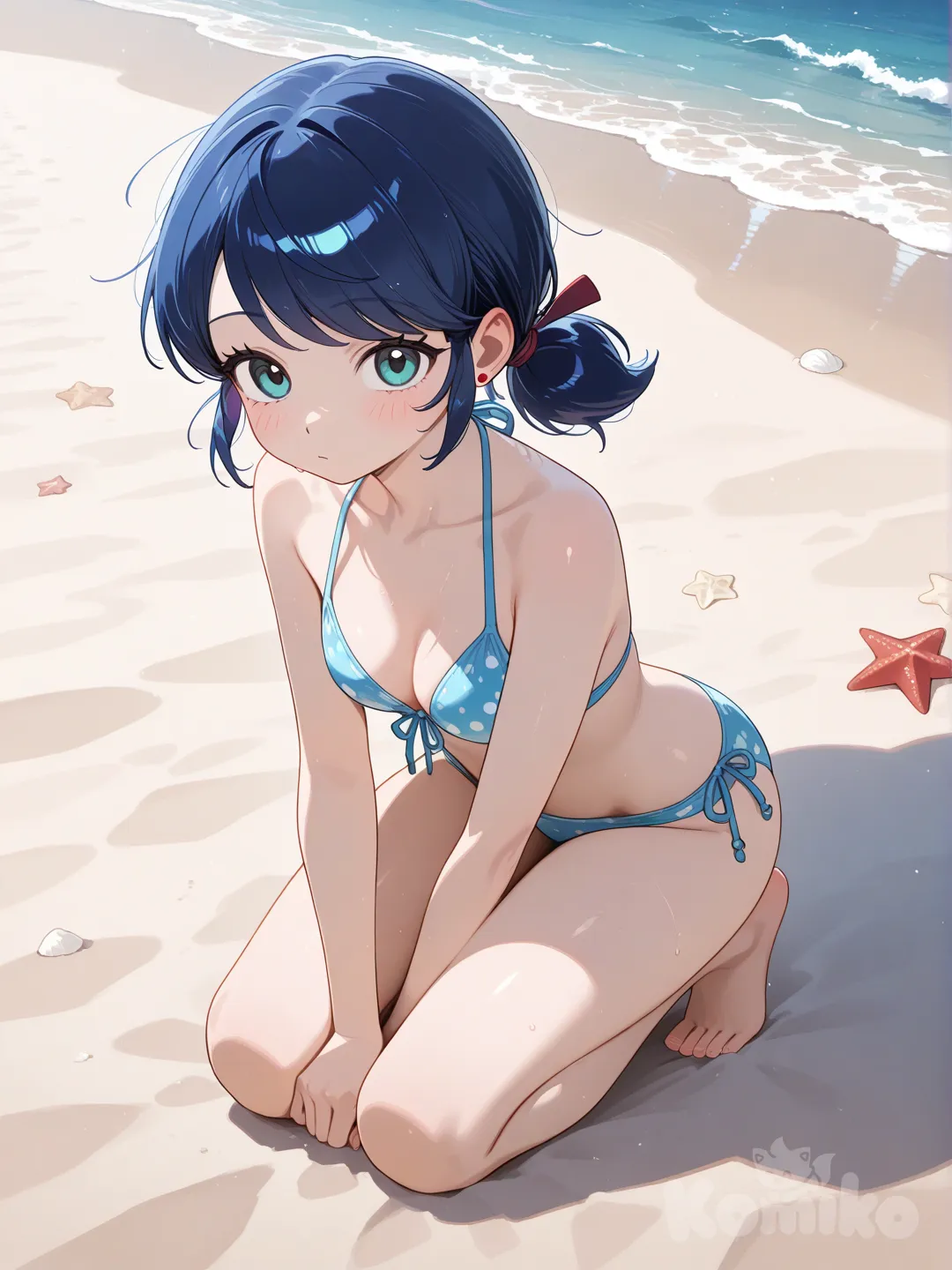Marinette , full body en bikini