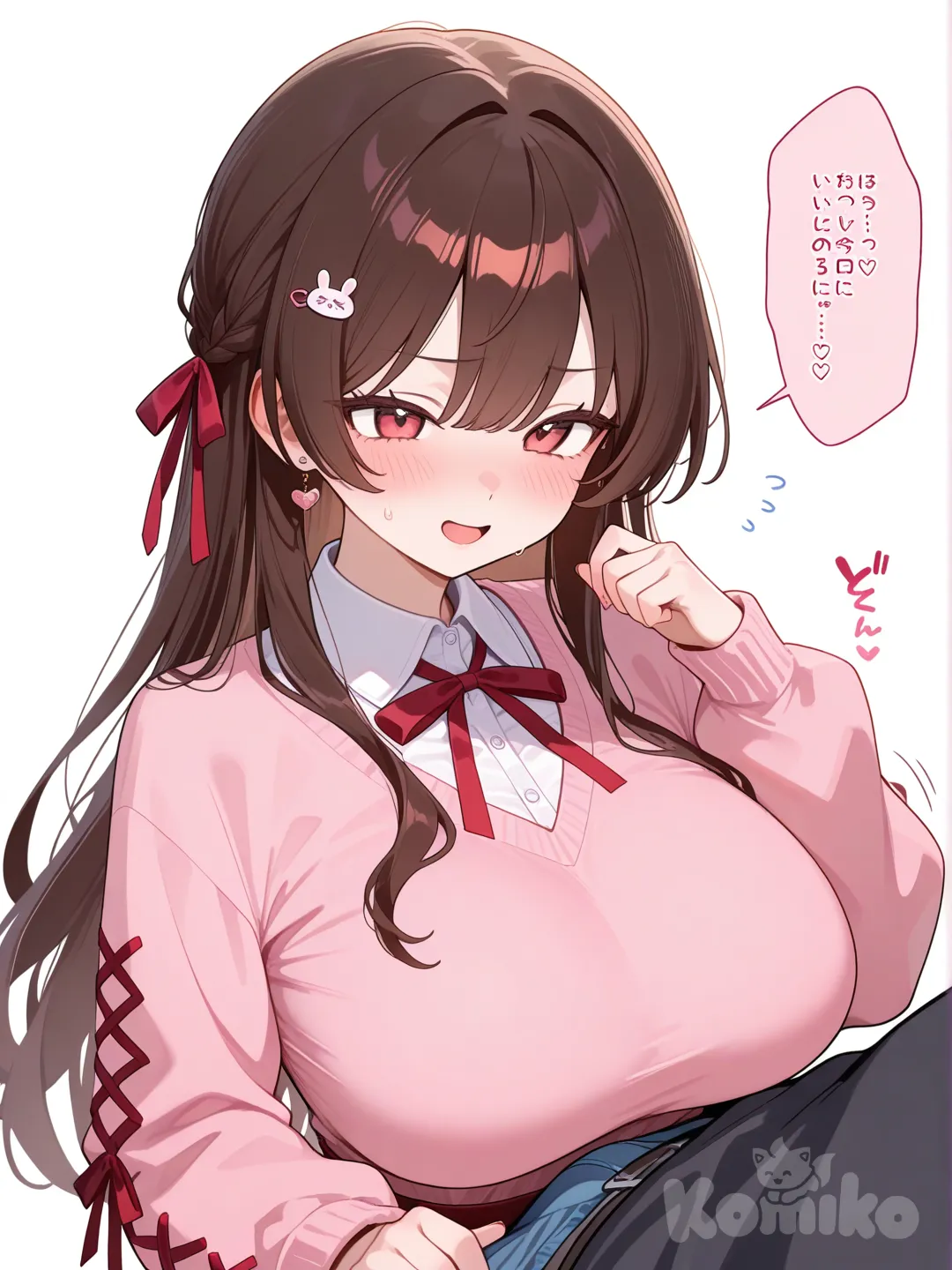 Faça uma garotinha mamando um pau