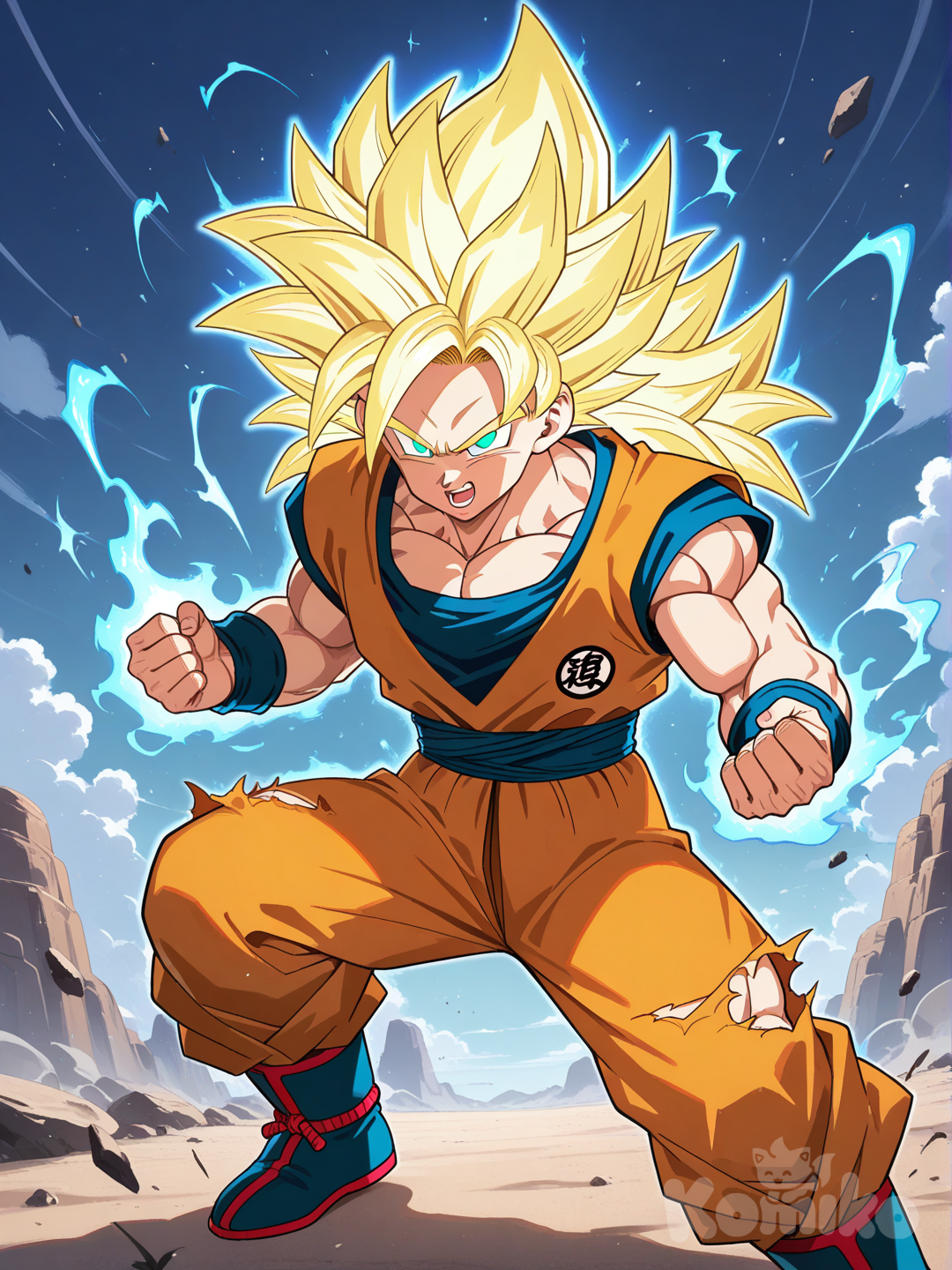 Goku super Sayayin 3 