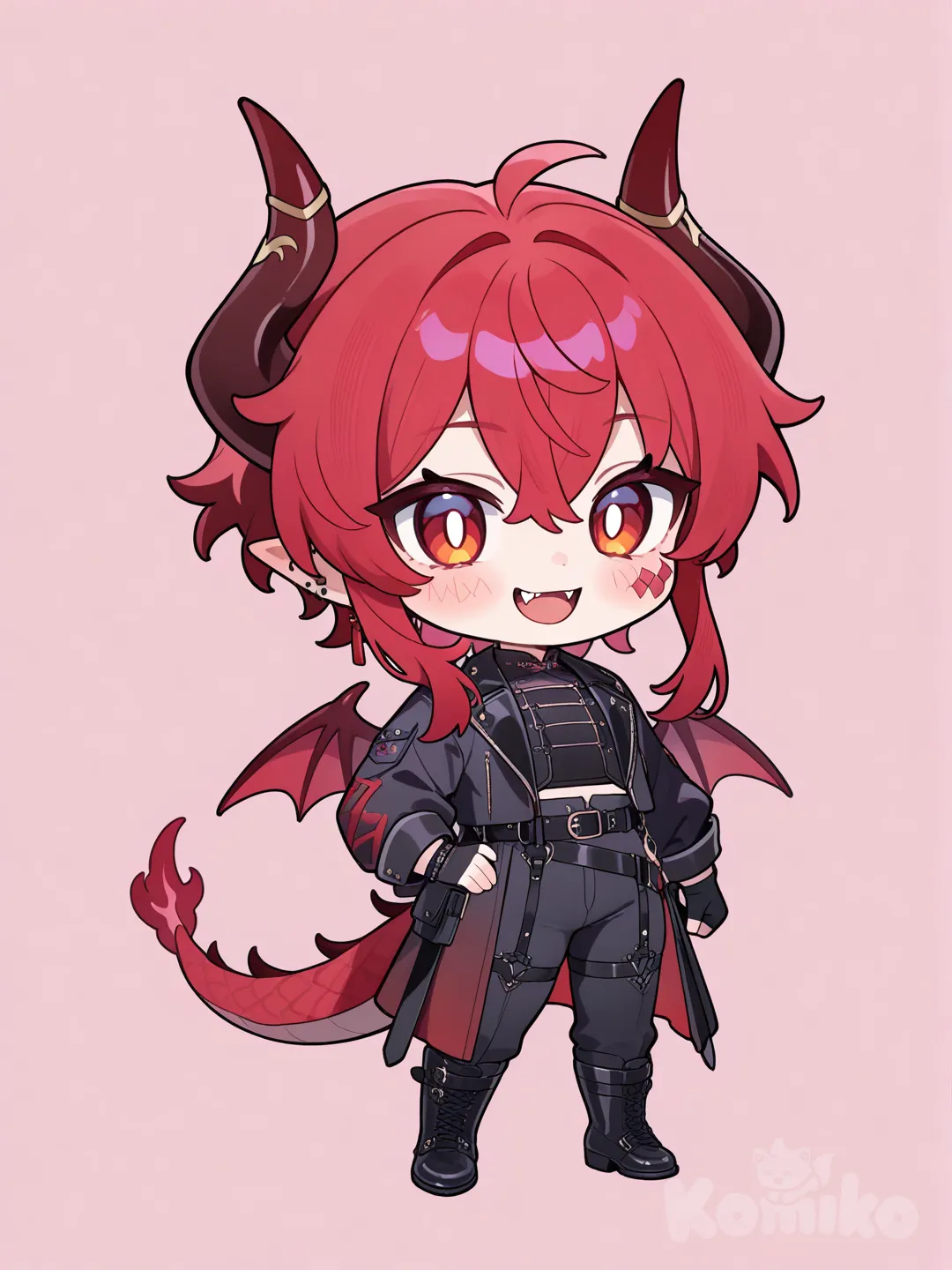 Chibi Style, Cartoon Style, dragon boy