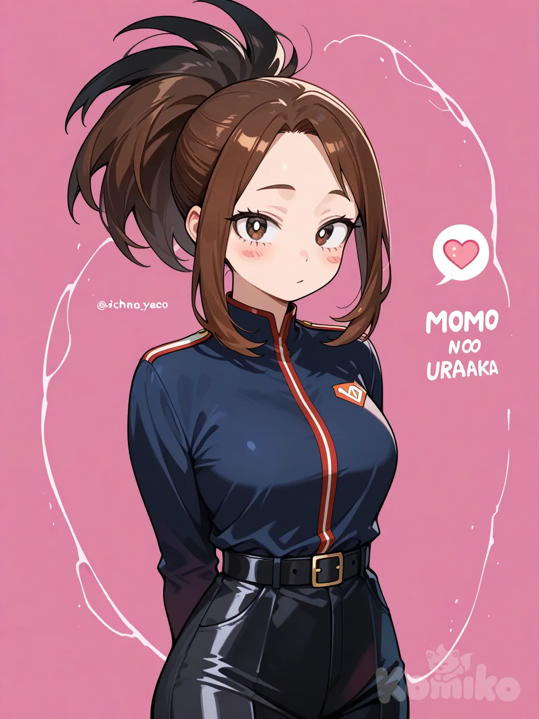 uraraka ochaco, yaoyorozu momo, fusion