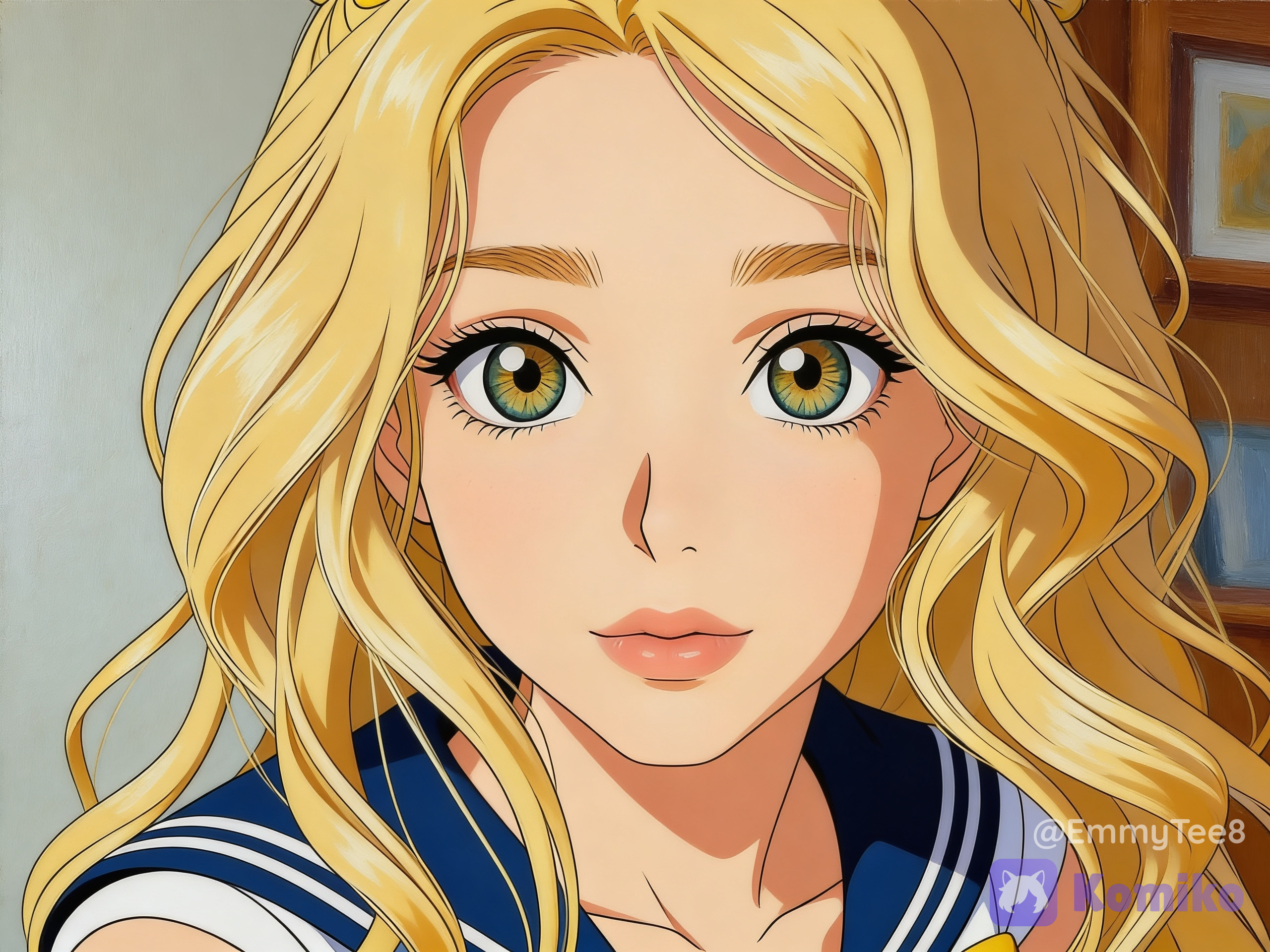 Eirlys old school anime style