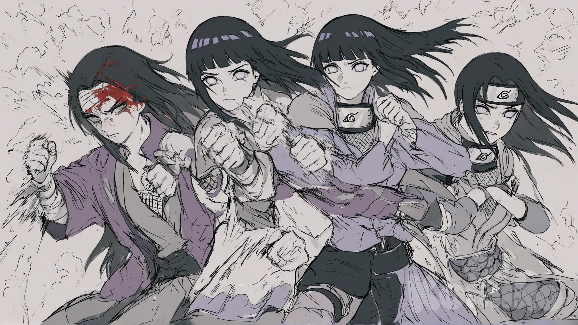 Hinata hyuga y neji