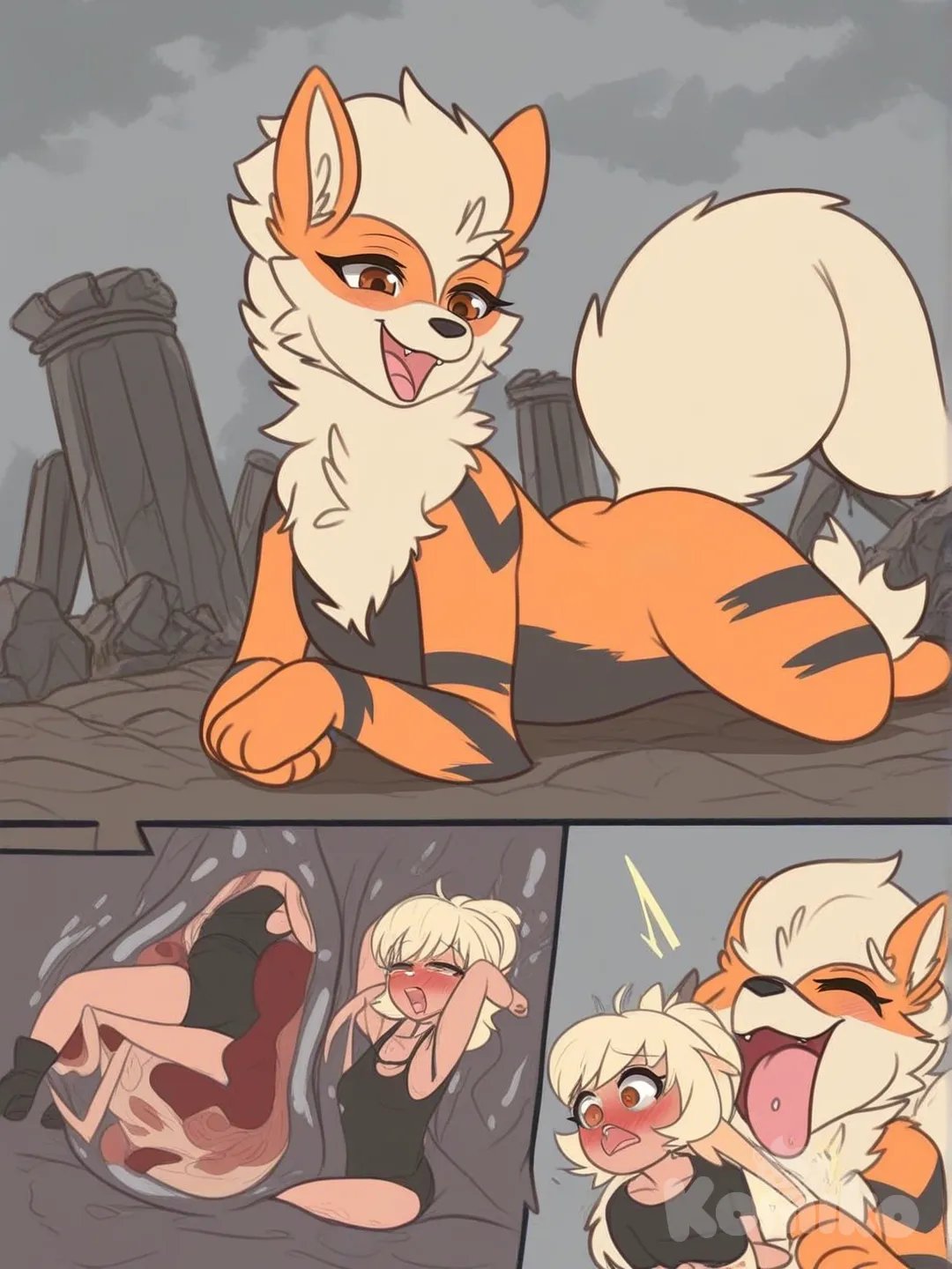 Arcanine vores girl