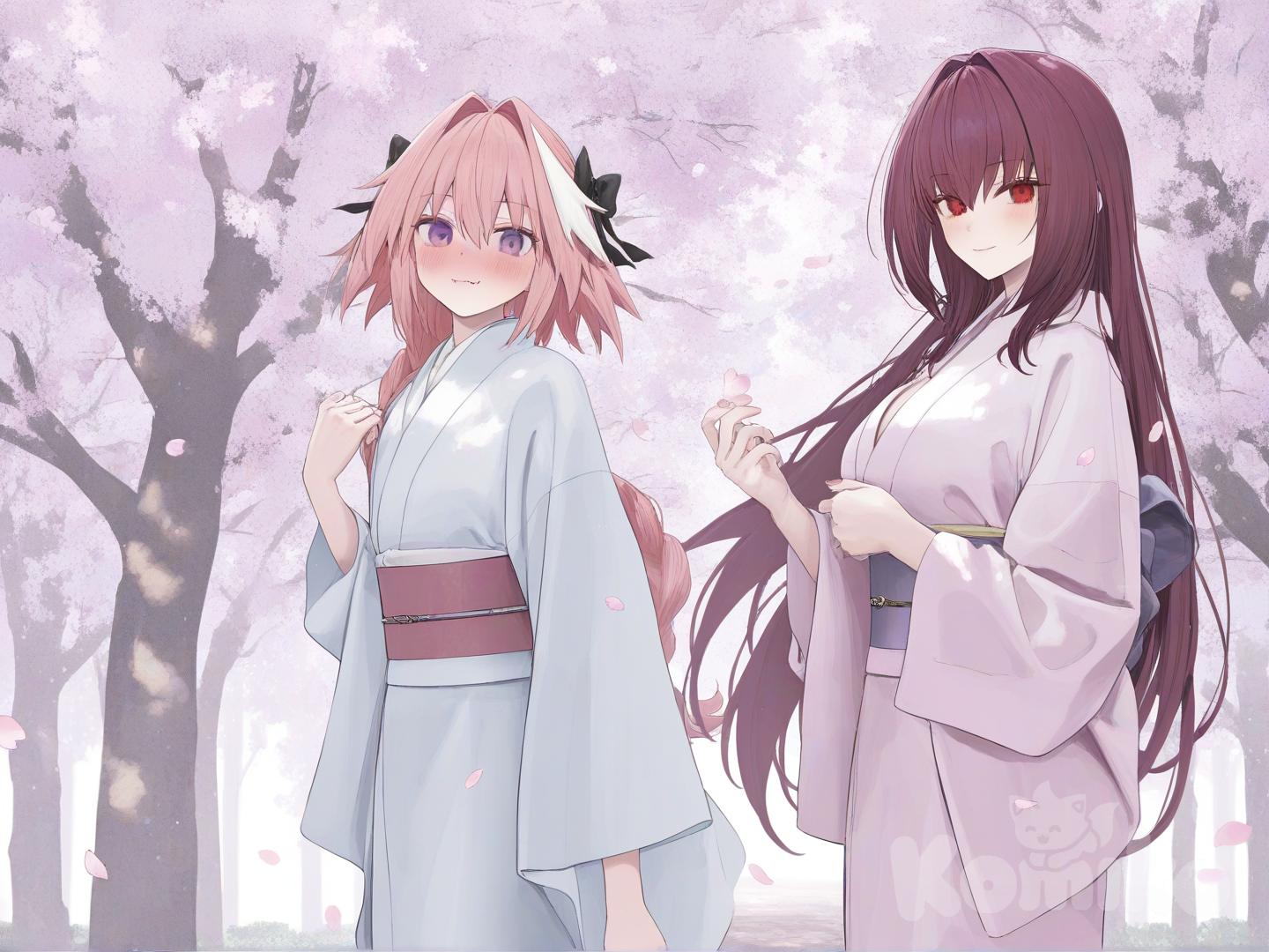Astolfo and Scathach