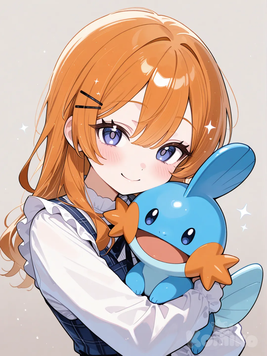 A girl with a mudkip