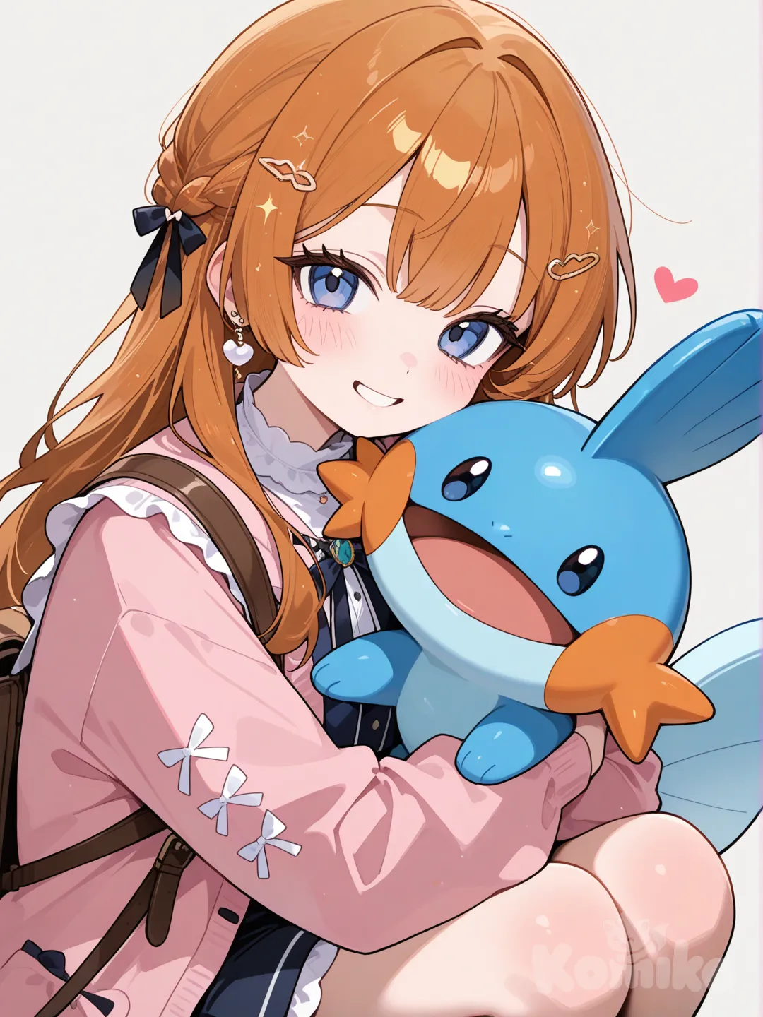 Girl with Pokémon mudkip