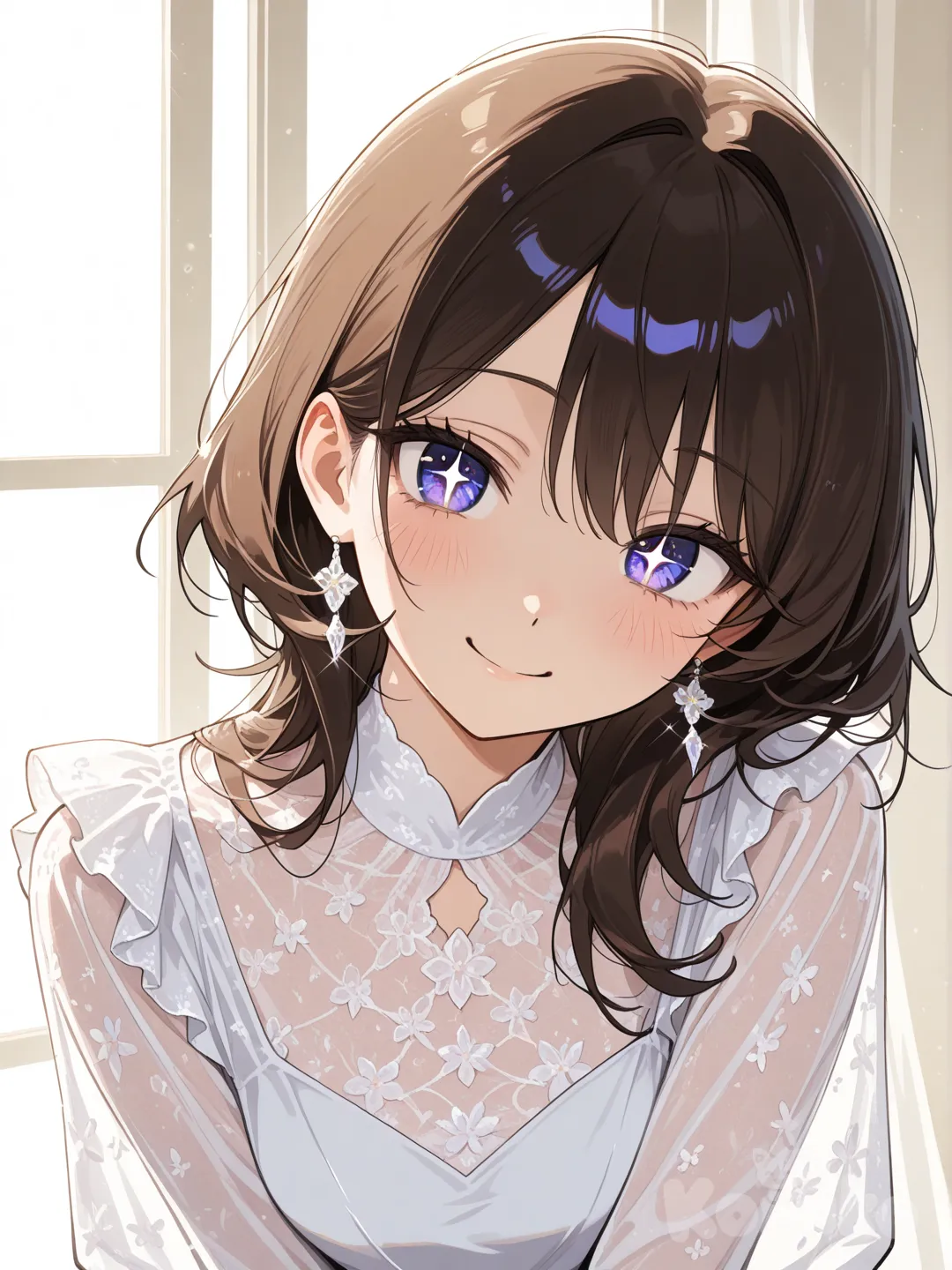 Her charm is not a single note, but a captivating melody. It begins not with any one feature, but with a presence that feels both serene and electric. When she enters a room, she doesn't demand attention; she gently commands it through an effortless grace in her movement—a smooth turn of her head, the elegant line of her posture. Her eyes are the windows to this compelling spirit. They are expressive and intelligent, holding a spark of curiosity and a hint of playful knowing. When she listens, she truly sees you, making you feel like the most fascinating person in the world. Her smile is not just a curve of her lips; it starts as a warm light in those eyes before blossoming fully, genuine and often touched with a subtle, mysterious humor. There's a quiet confidence about her, an inner comfort that radiates outward. It's in the way she wears her clothes—not as armor, but as a natural extension of herself, whether in a simple silk blouse or a casual sundress. Her style is timeless, favoring quality and fit over fleeting trends. But what truly captivates is her mind. She is engaging, with a wit that is sharp yet never cruel, and a passion for ideas that makes conversation with her a delightful journey. She might lean in to make a point, her voice a warm, modulated tone that draws you closer. There's a depth to her—a blend of strength and kindness, ambition and compassion. Her allure is a powerful synthesis: the grace of her form, the intelligence in her gaze, the warmth of her smile, and the substance of her character. It’s an invitation to discover more, a promise that her inner world is as captivating as her exterior. She is, in a word, unforgettable.