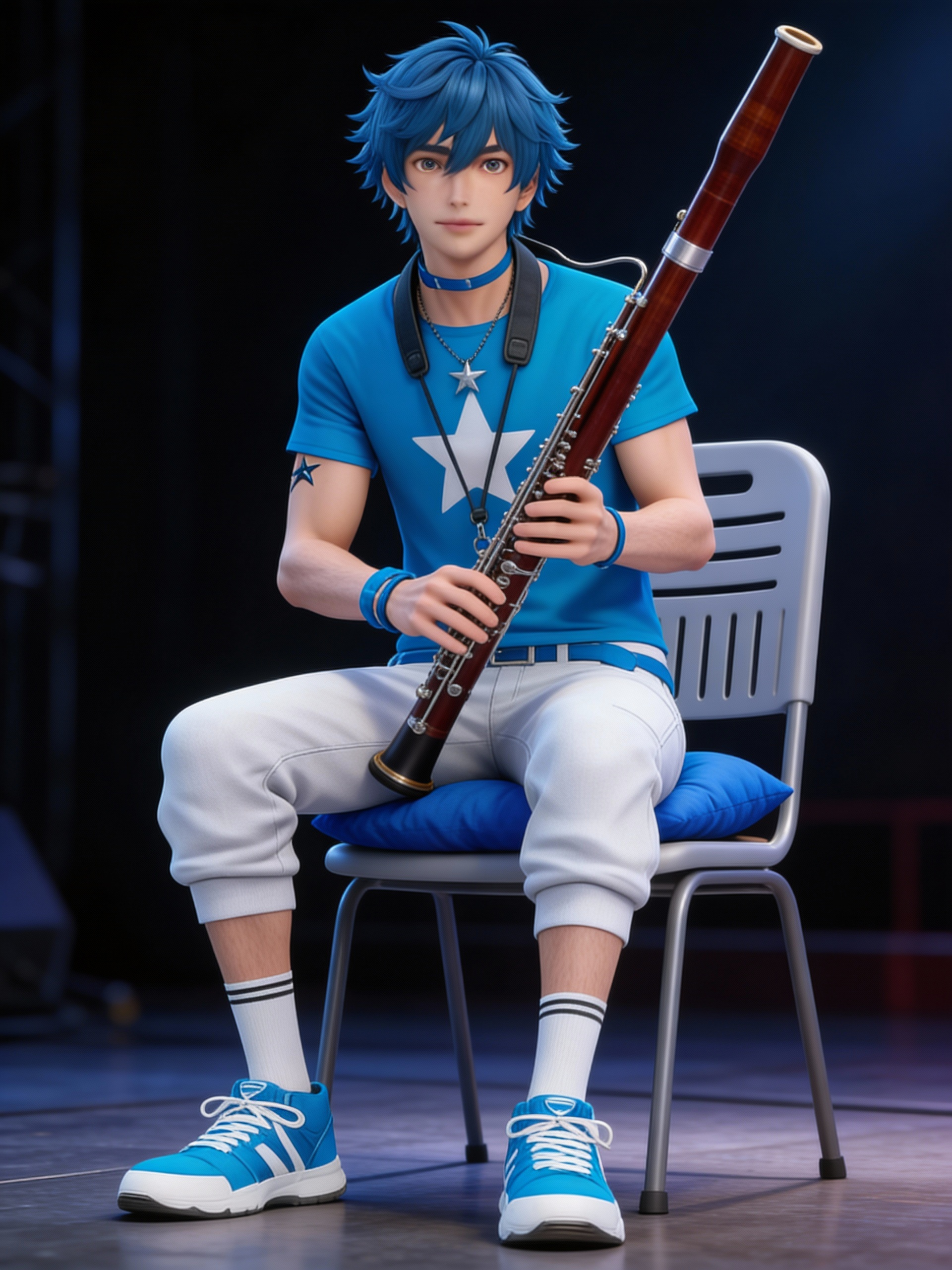 Taylor with a Bassoon