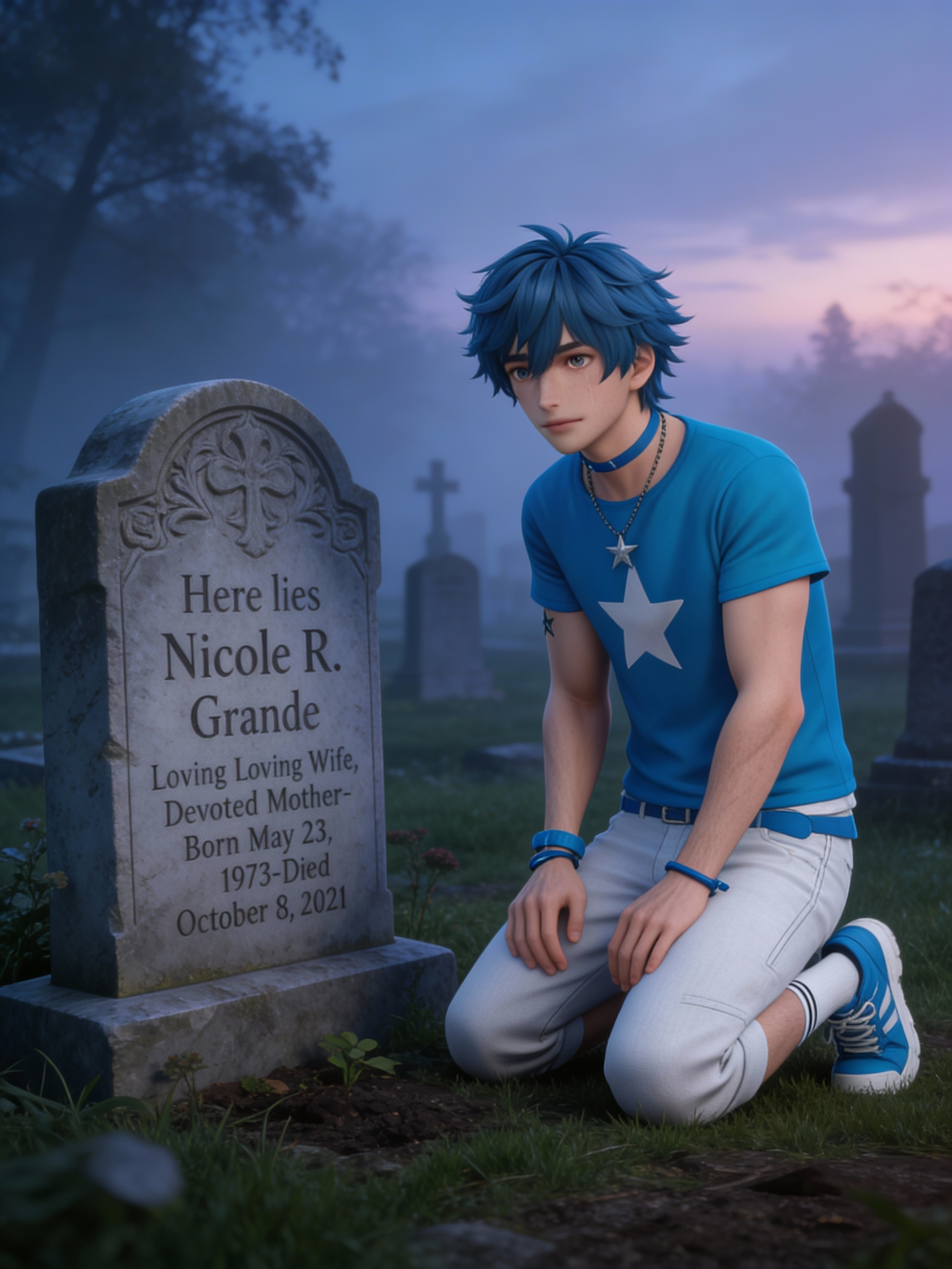 Taylor visiting his Mom