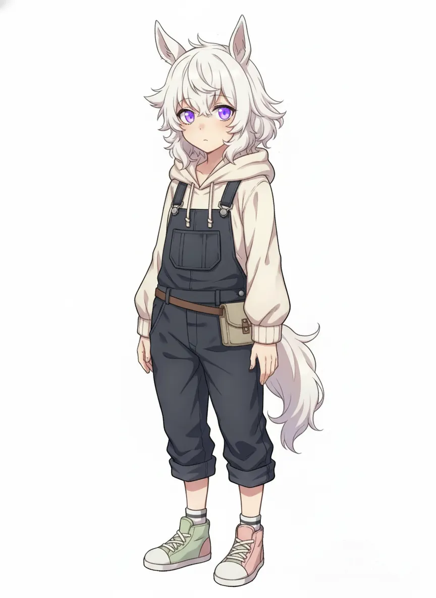 umamusume, hood down, ears and ail