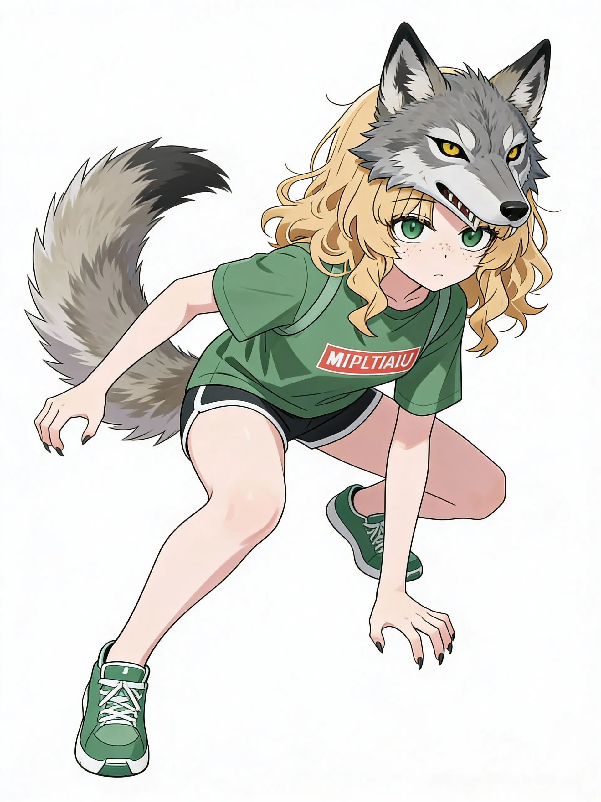 Alaina is showing off her quad skills!