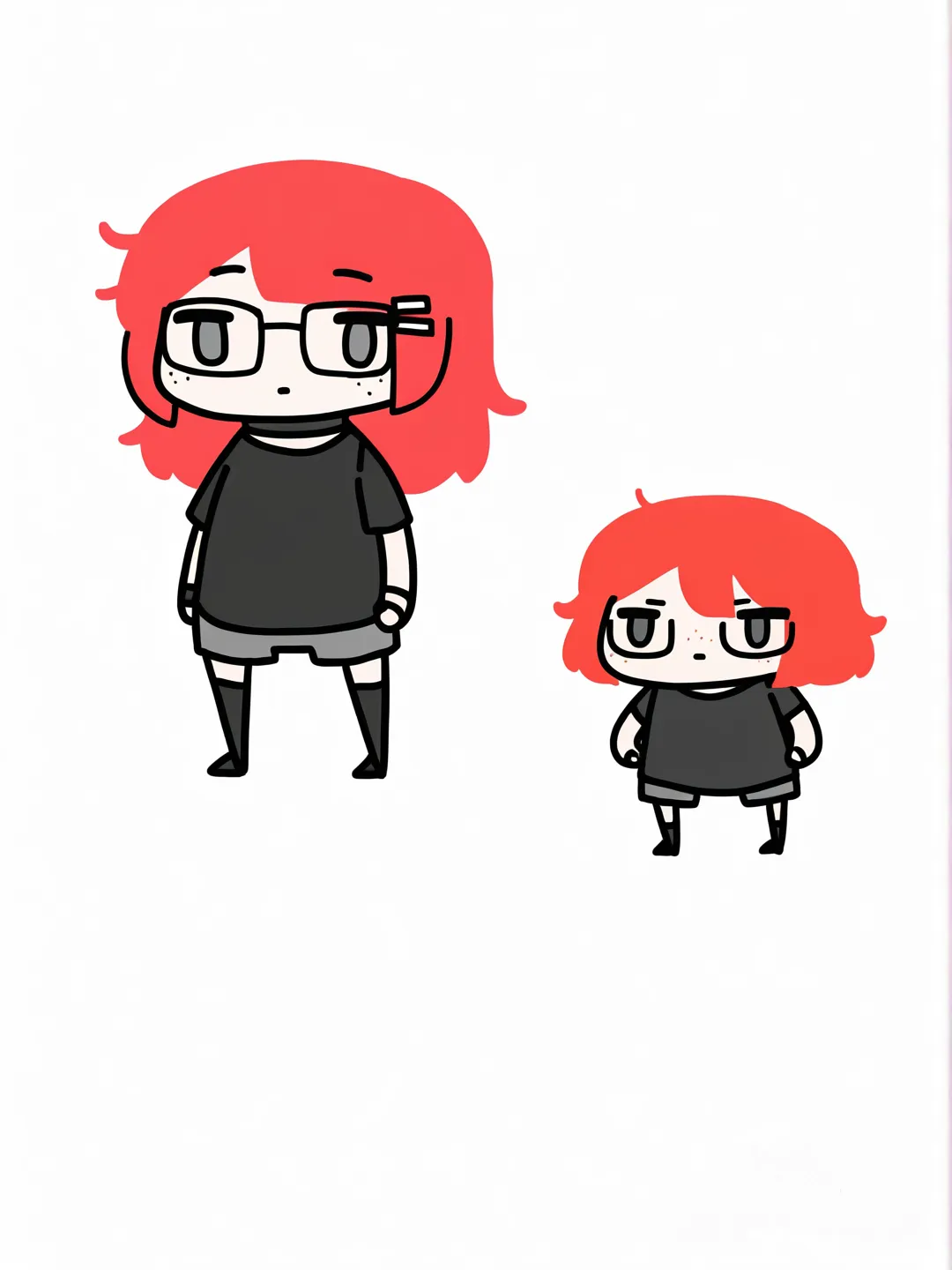 Yui y Rika , [doodle-style], @mira-kill-OZqU