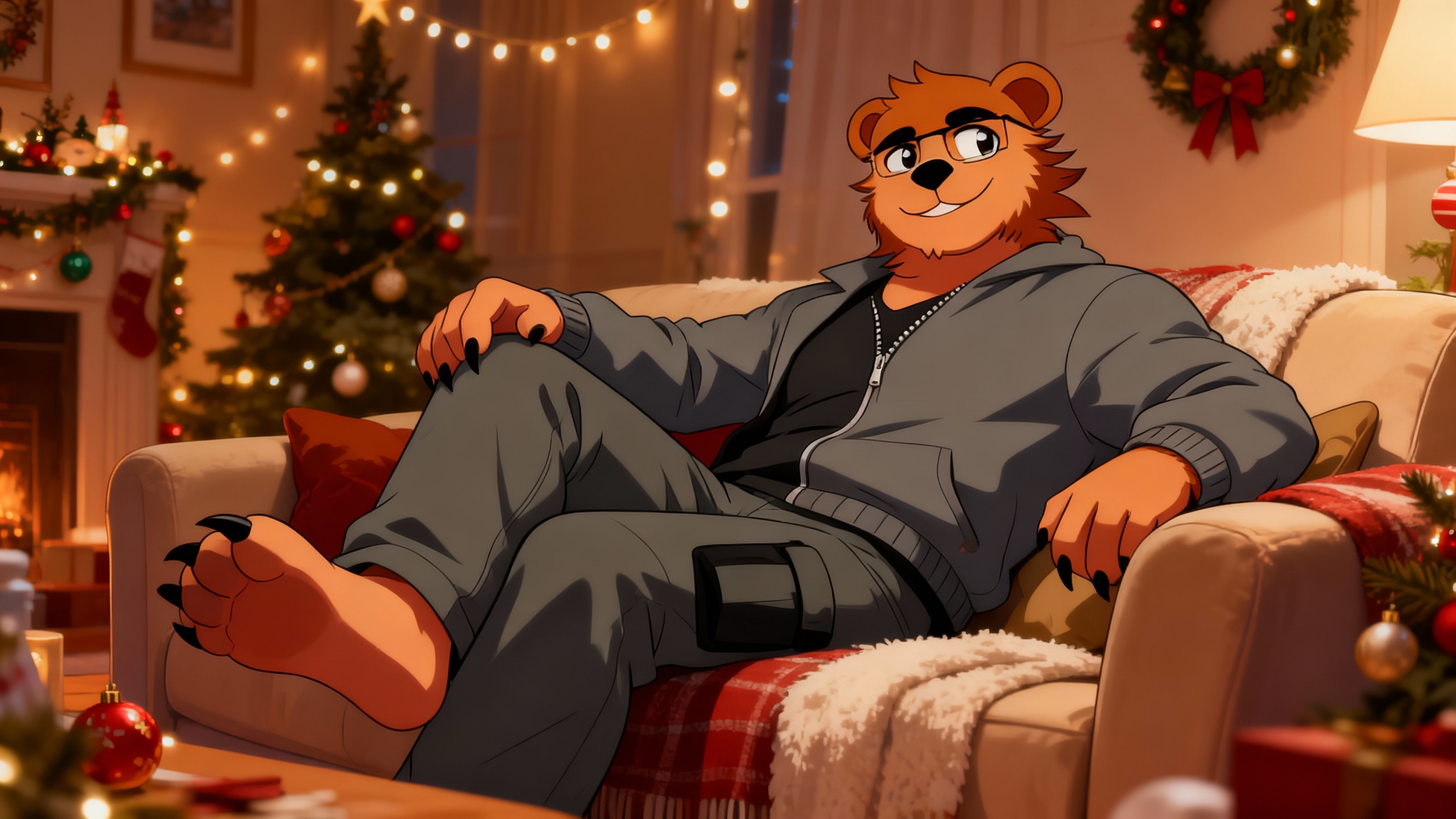 MY OC LES DESEA FELIZ NAVIDAD