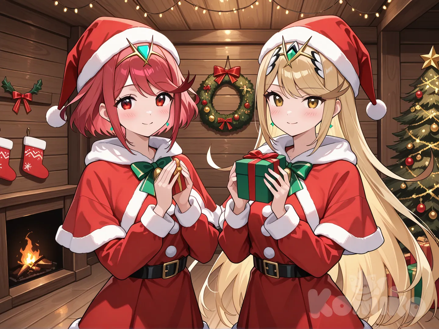 Merry Christmas from Pyra and Mythra