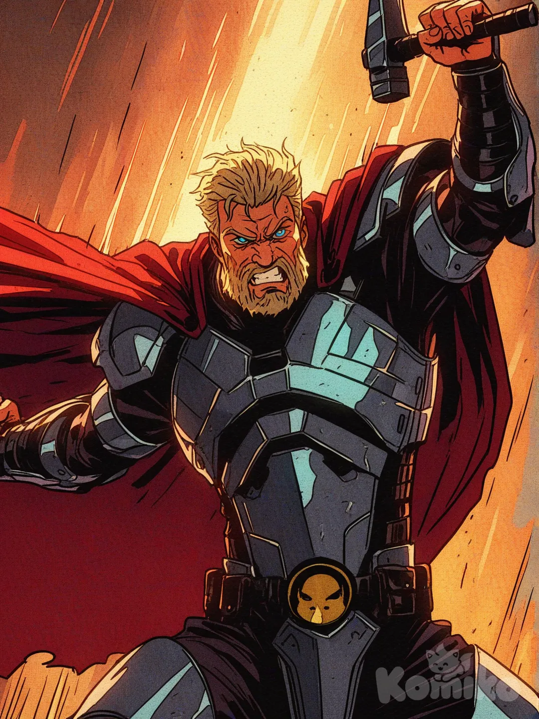 Thor , [action-manga-style]
