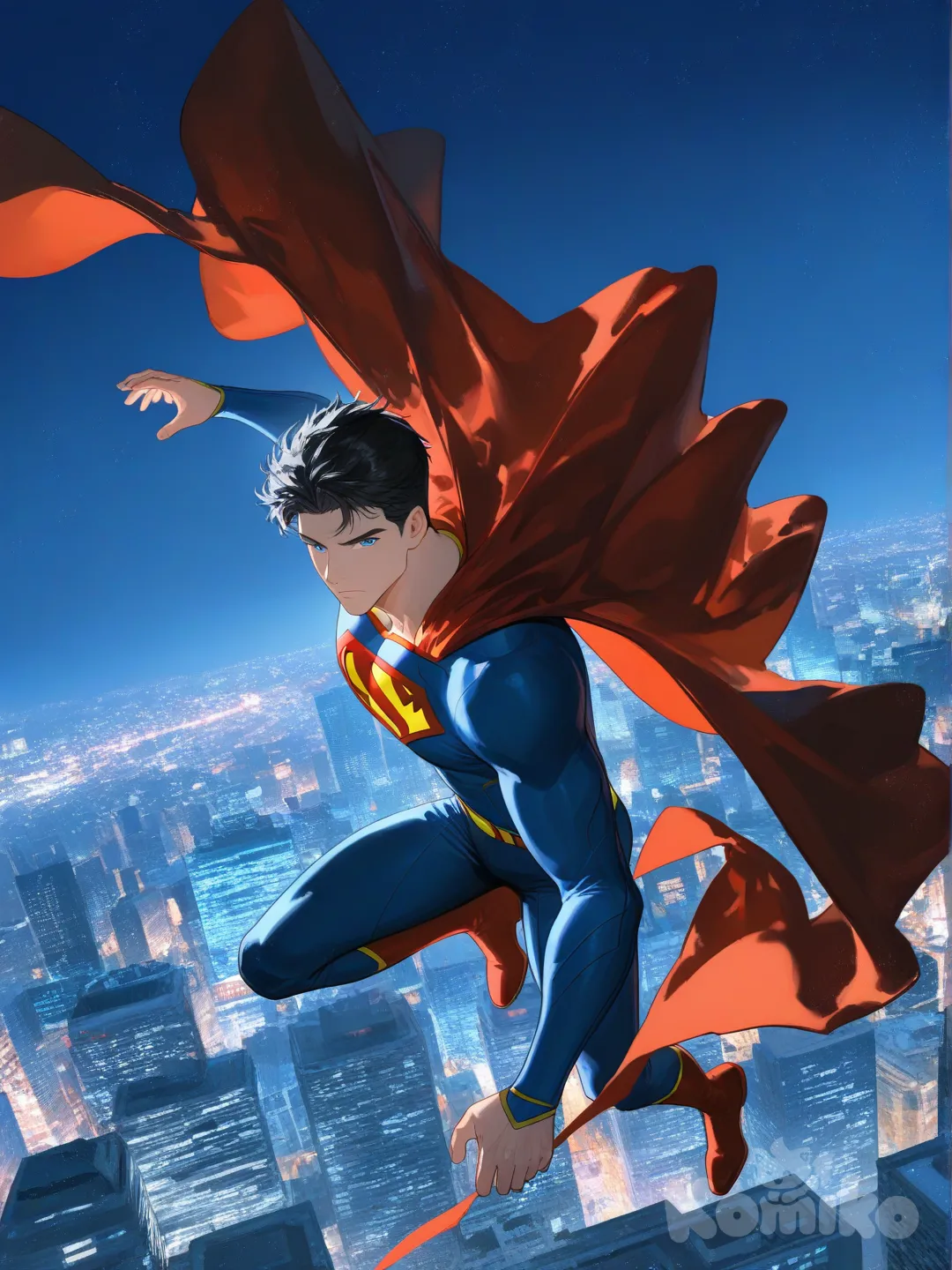 Superman, [moody-glow-style]