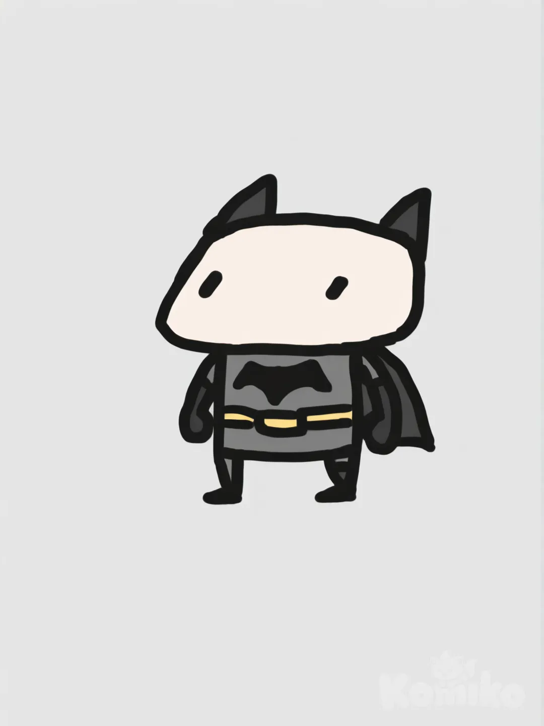 Batman, [doodle-style]