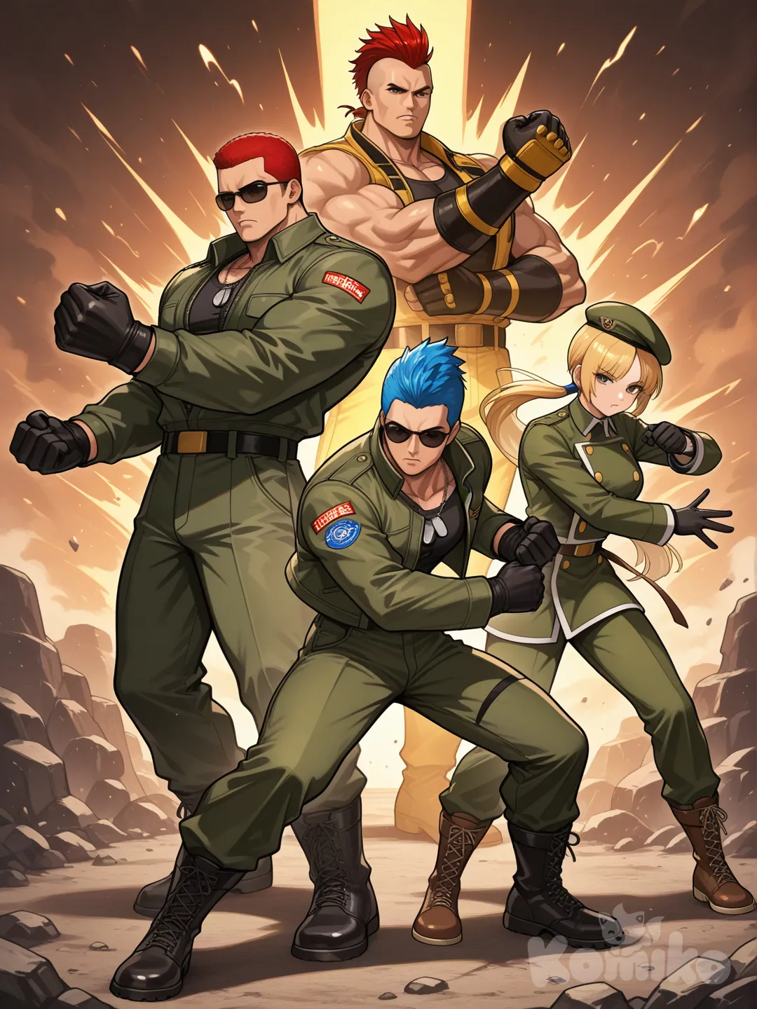 Ralf , Clark e Leona