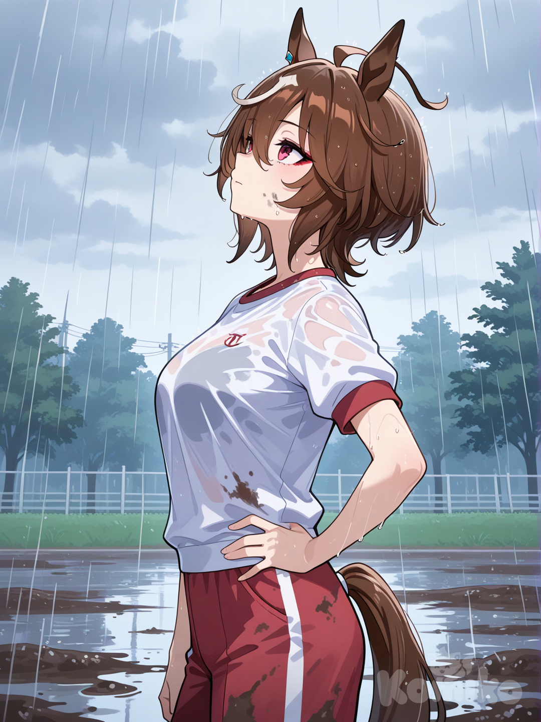 Agnes Akab Training day (Rainy)