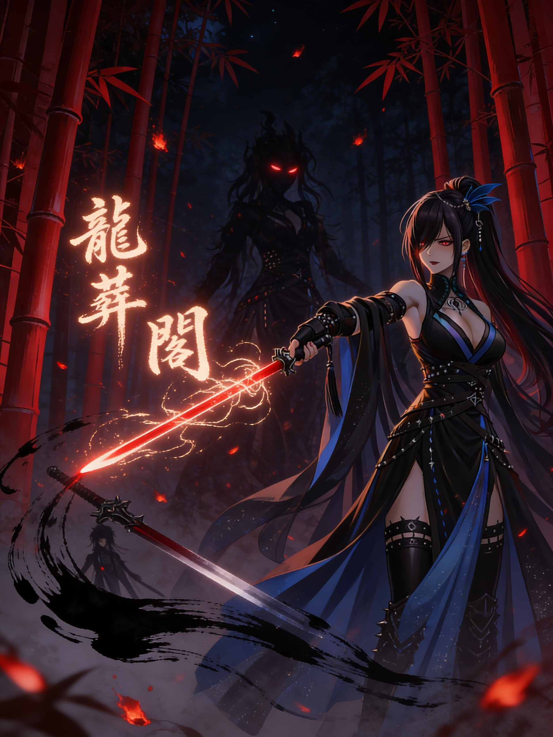 Mo Xue doing a spell