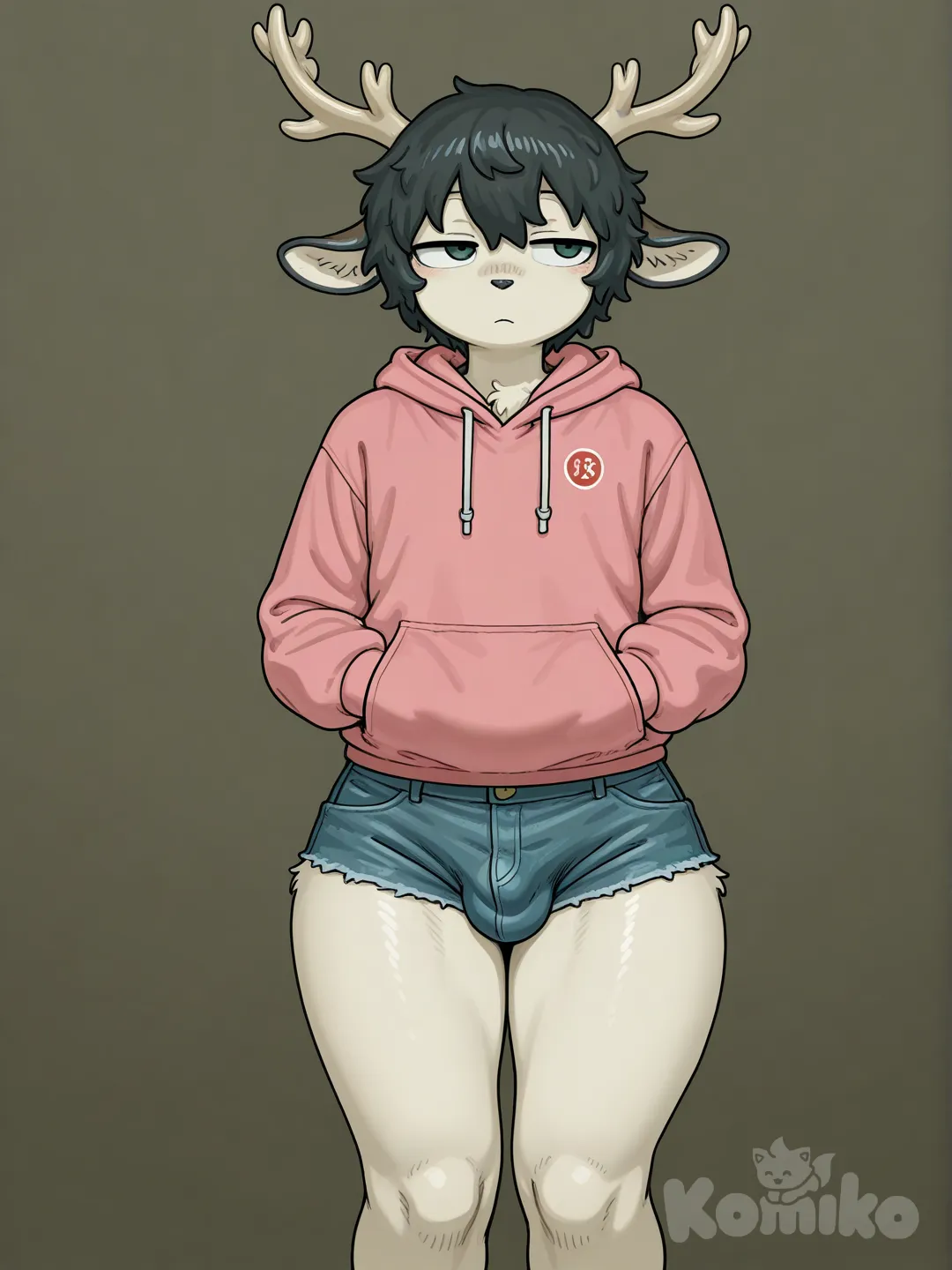 Just doing deer things.