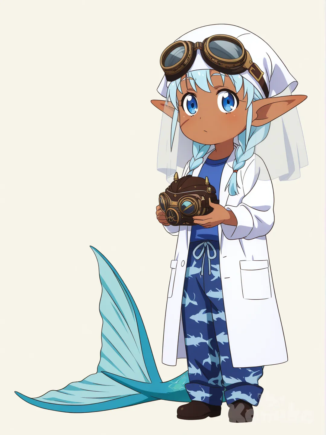 Blue mermaid clothes 