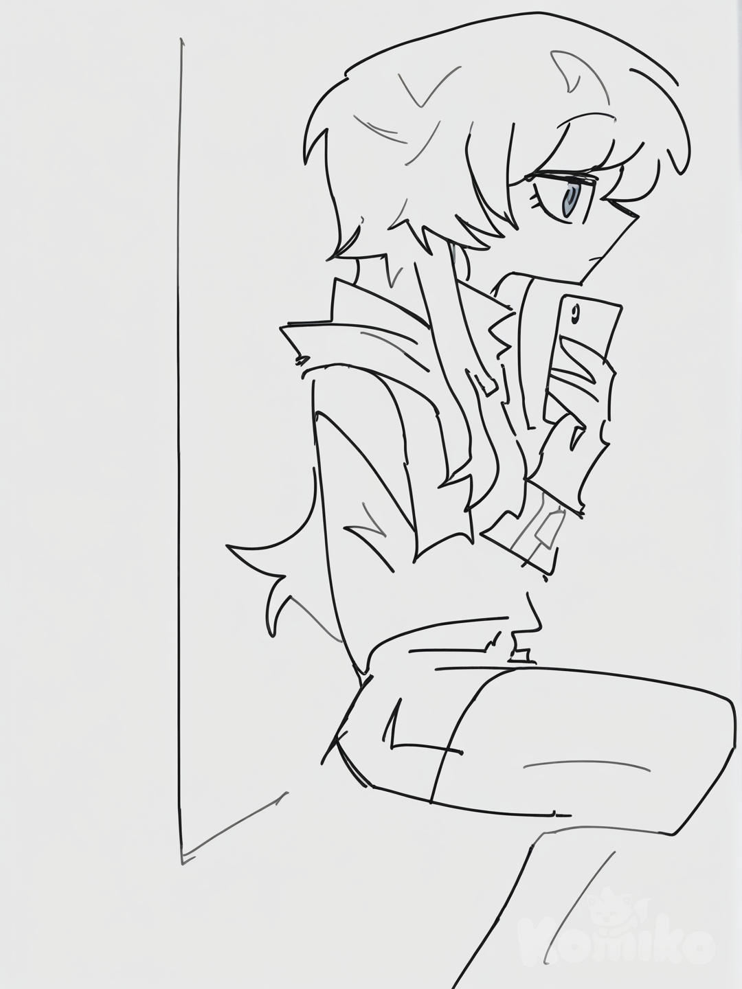 Colored skin anime pop ✍️📱📲